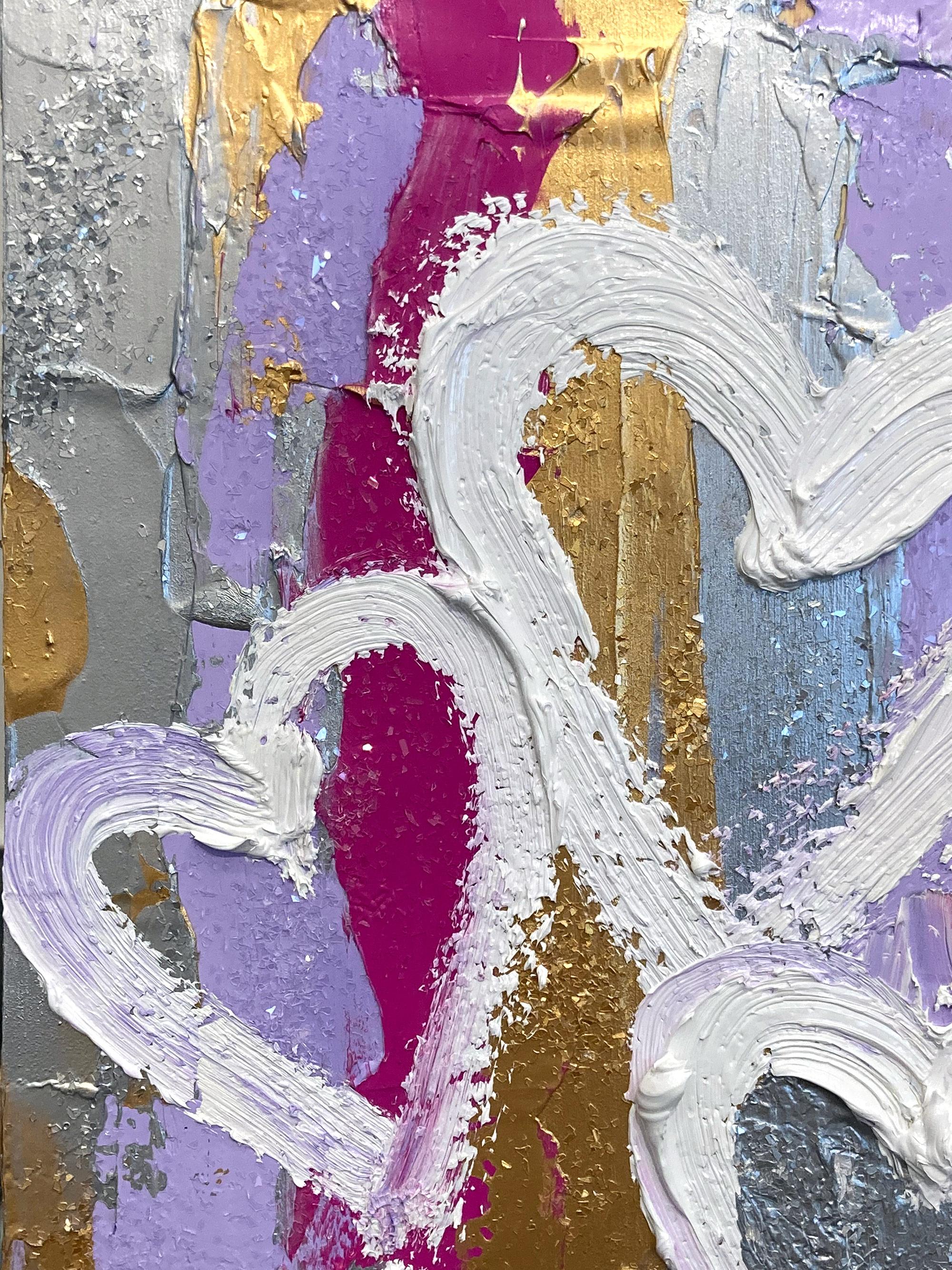 Motivated by bold color and fast brushwork, we are moved by the simplicity and thick textured oil paints in these works. Shaoul’s “My Heart Collection” is a vibrant and energetic display of love encapsulated in these elegant hearts, leaving us with