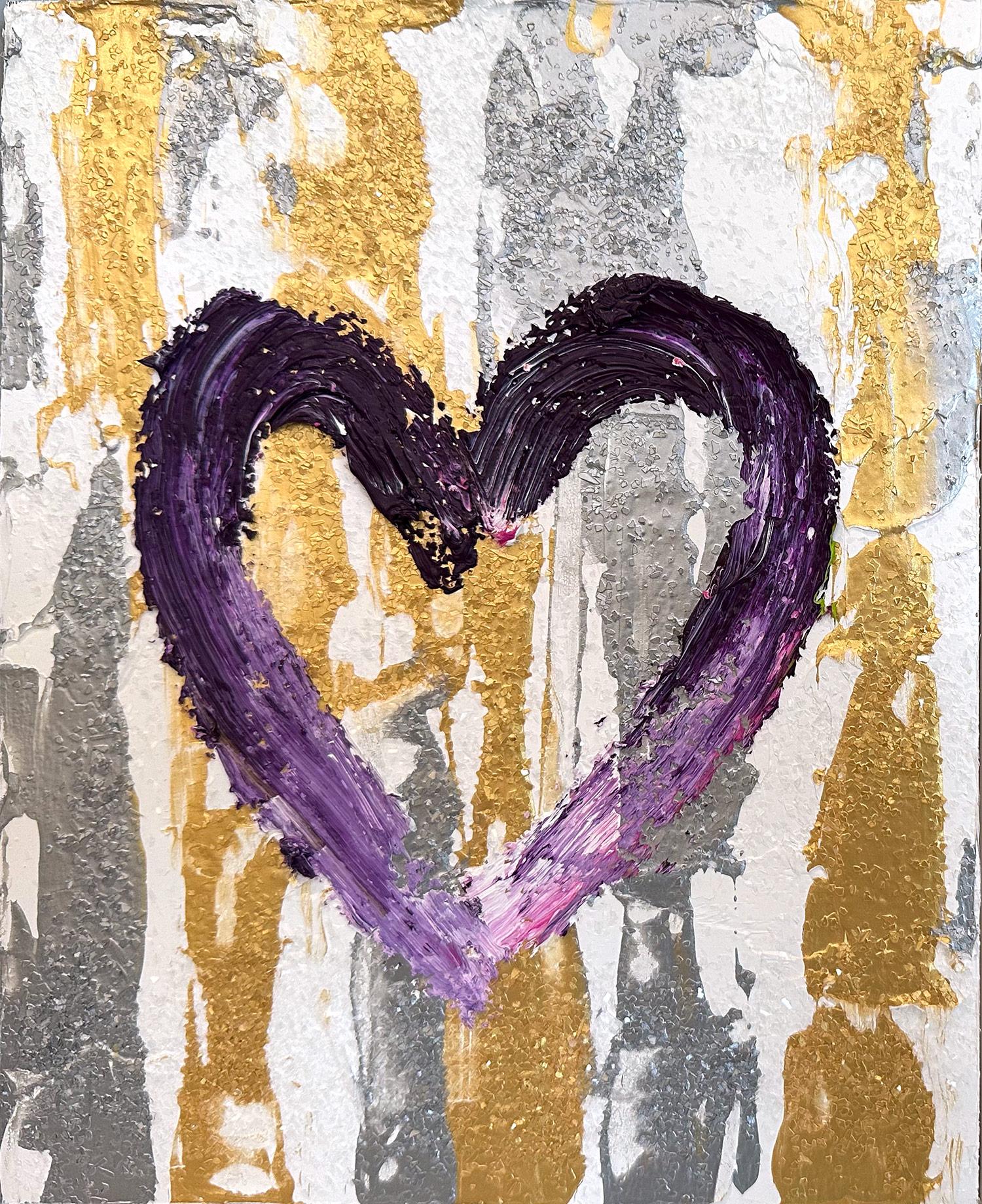 Motivated by bold color and fast brushwork, we are moved by the simplicity and thick textured oil paints in these works. Shaoul’s “My Heart Collection” is a vibrant and energetic display of love encapsulated in these miniature hearts, leaving us