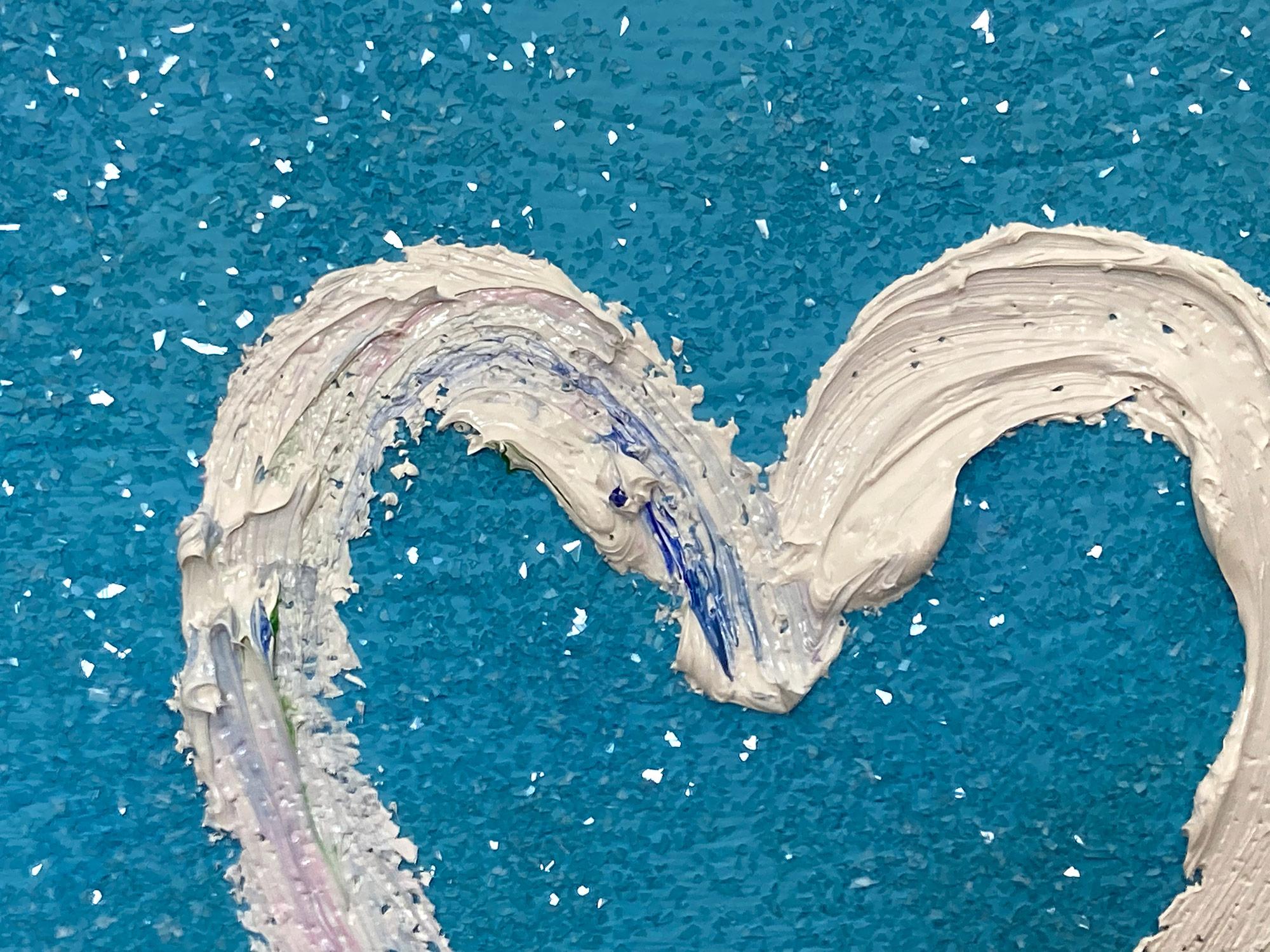 Motivated by bold color and fast brushwork, we are moved by the simplicity and thick textured oil paints in these works. Shaoul’s “My Heart Collection” is a vibrant and energetic display of love encapsulated in these miniature hearts, leaving us