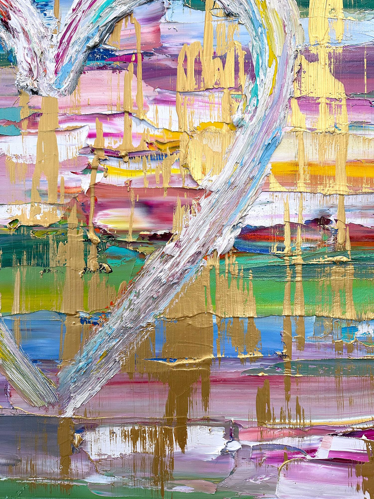 herz abstrakt acryl