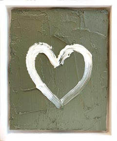 "My Fortunate Heart" Contemporary Pop Art Oil Painting with Floater Frame