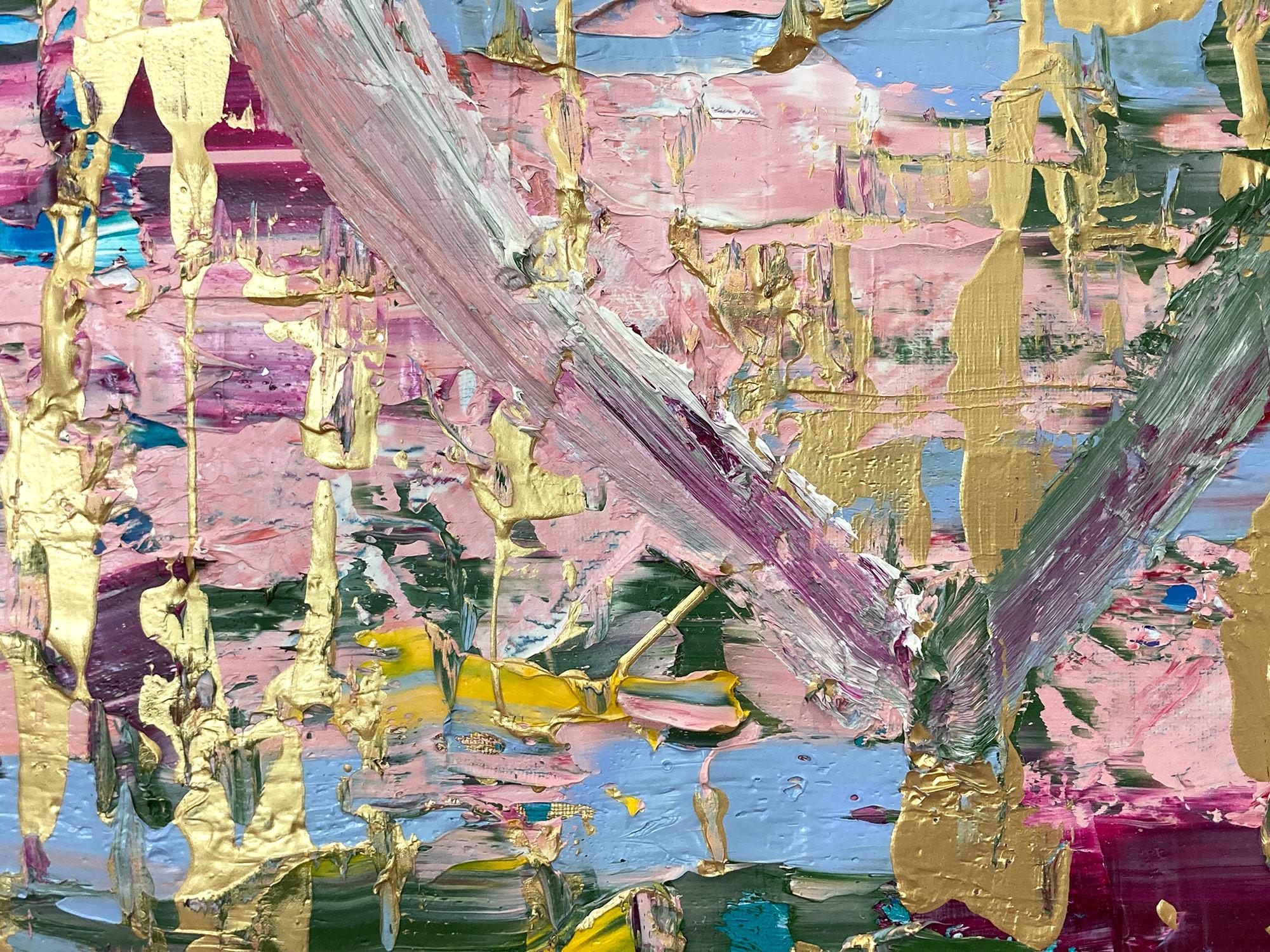 Peinture à l'huile contemporaine sur toile 