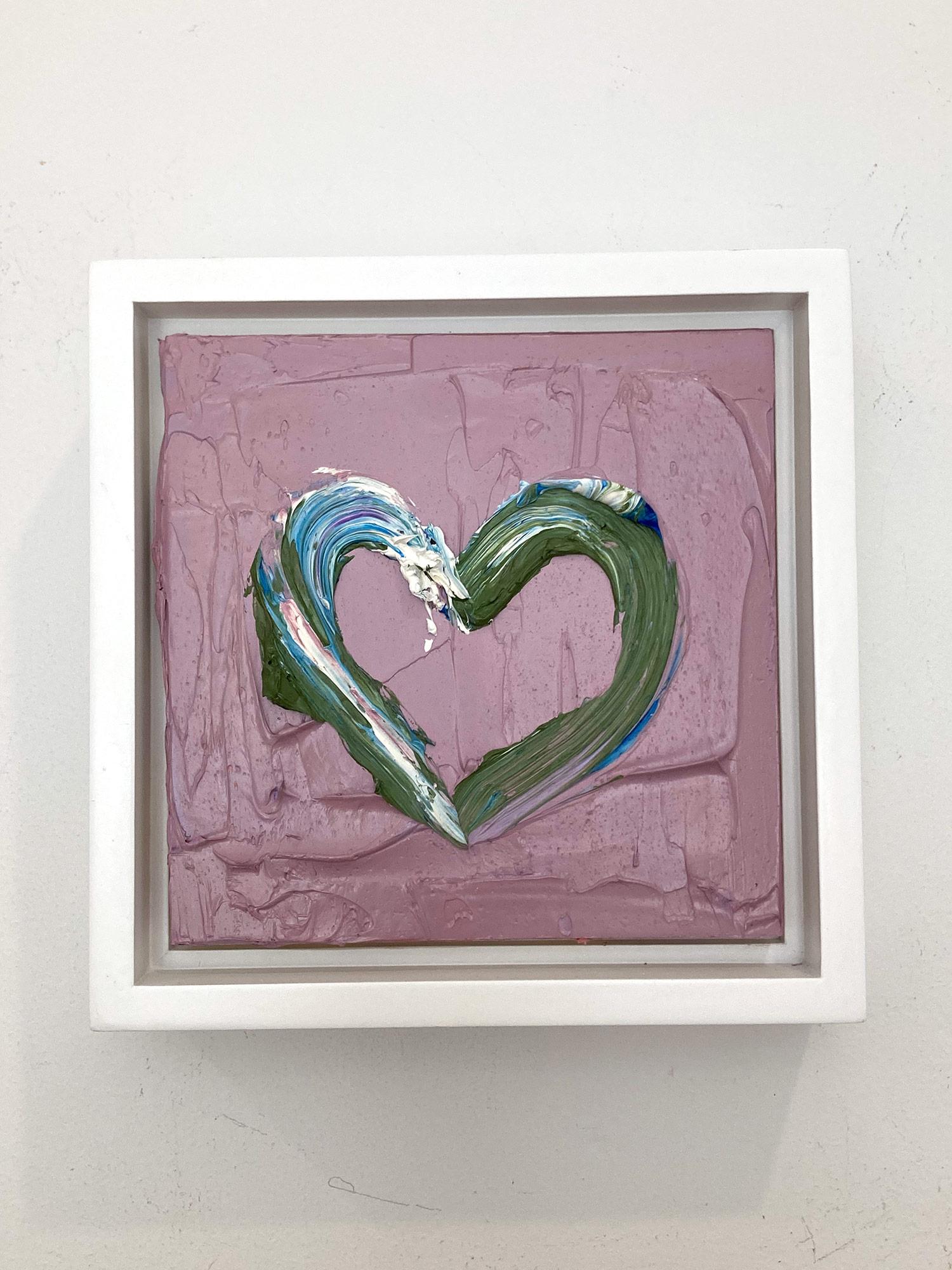 „My Givenchy Heart“ Buntes Pop-Art-Ölgemälde mit weißem Floater-Rahmen im Angebot 5