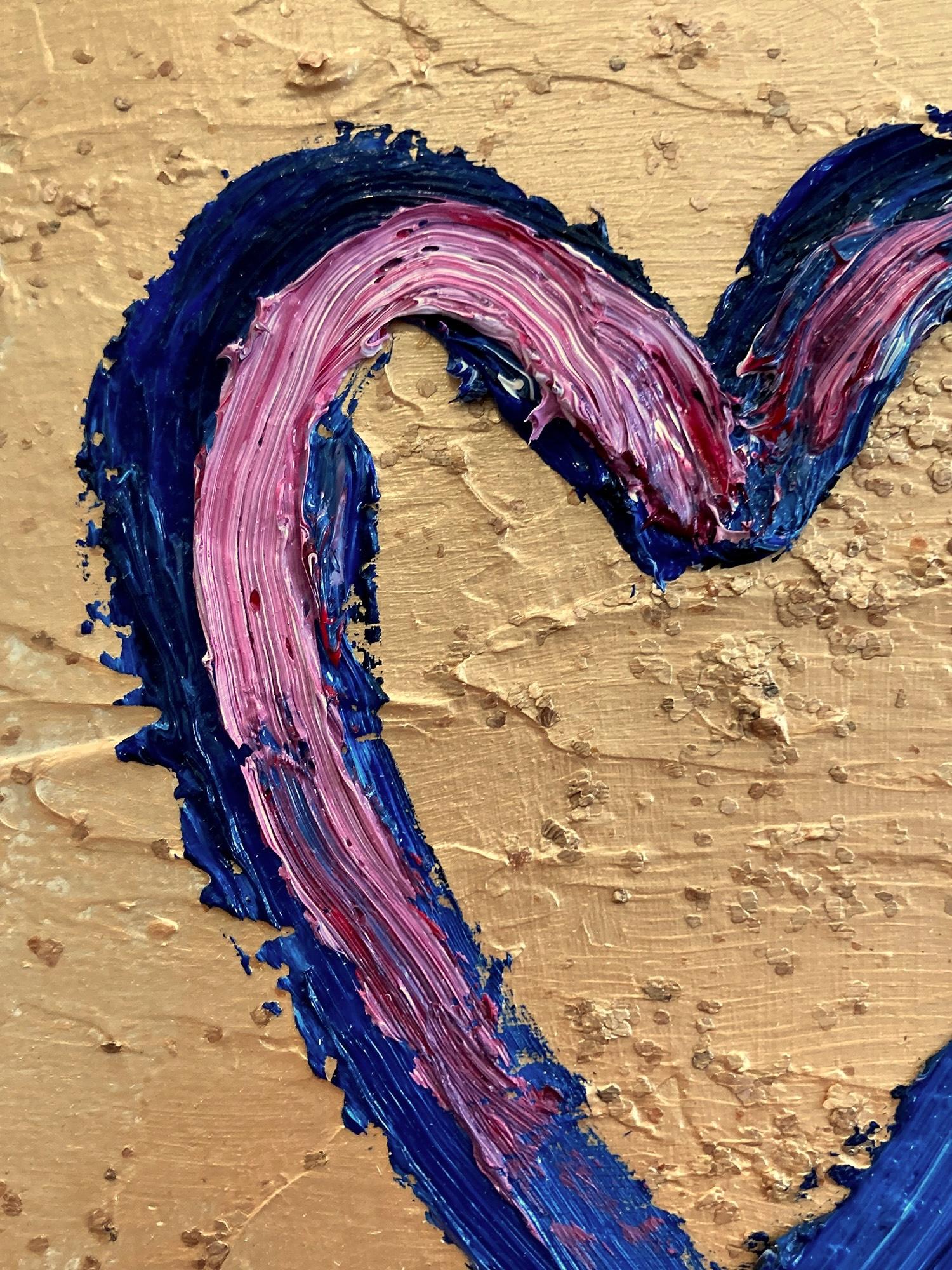 Motivated by bold color and fast brushwork, we are moved by the simplicity and thick textured oil paints in these works. Shaoul’s “My Heart Collection” is a vibrant and energetic display of love encapsulated in these elegant hearts, leaving us with