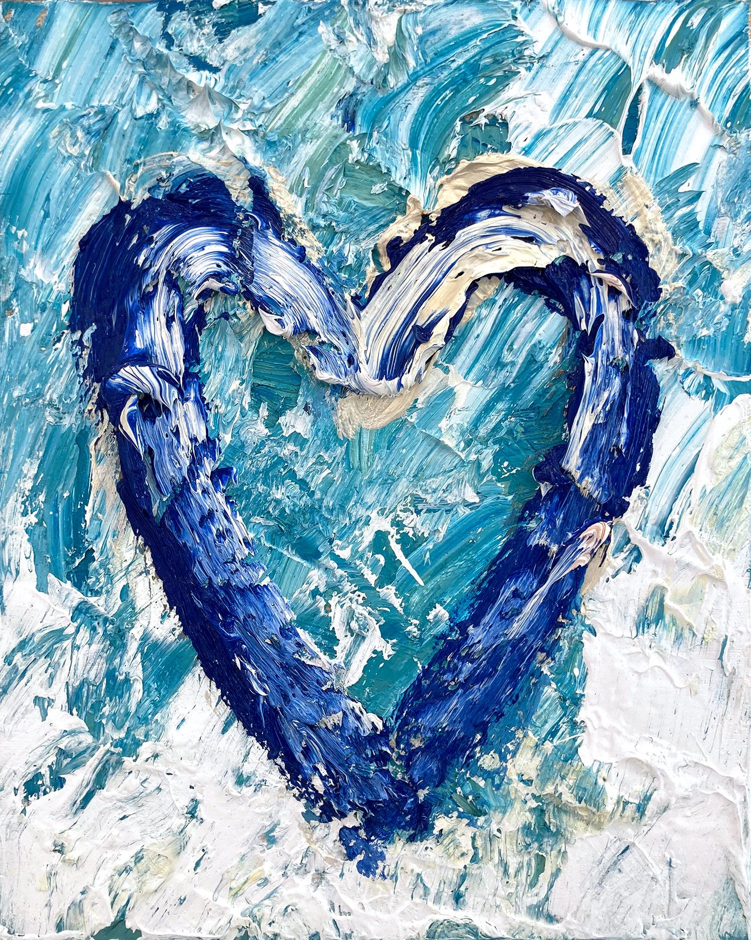 Motivated by bold color and fast brushwork, we are moved by the simplicity and thick textured oil paints in these works. Shaoul’s “My Heart Collection” is a vibrant and energetic display of love encapsulated in these elegant hearts, leaving us with