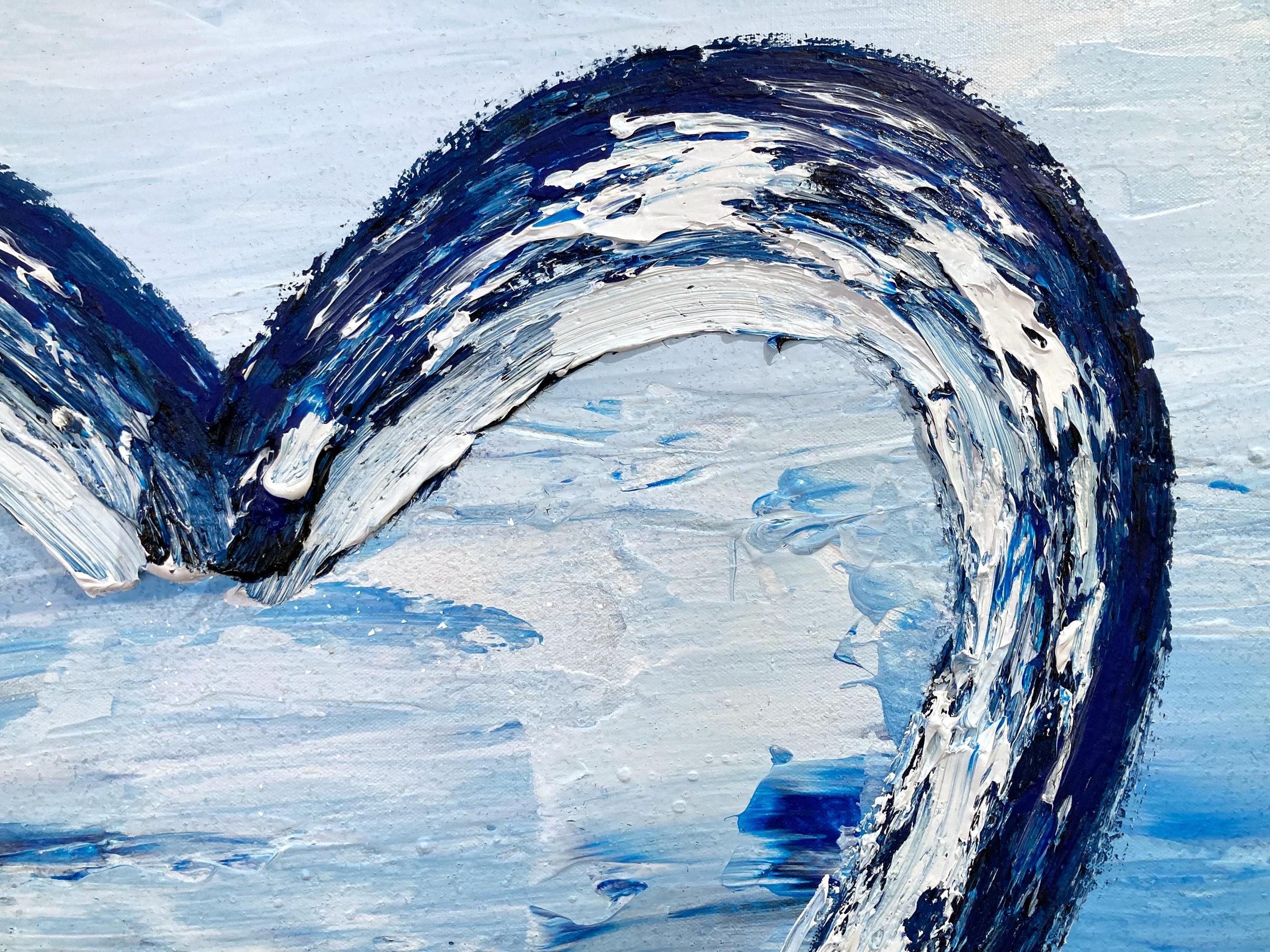 Motivated by bold color and fast brushwork, we are moved by the simplicity and thick textured oil paints in these works. Shaoul’s “My Heart Collection” is a vibrant and energetic display of love encapsulated in these large scale hearts, leaving us