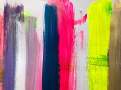 "My Horizon - Bahamas" Abstract Color Field Contemporary Painting on Paper