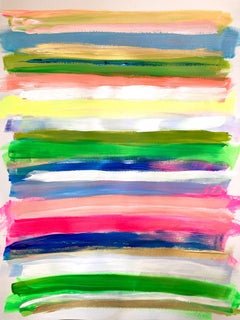 "My Horizon - Bora Bora" Farbfeld Zeitgenössische Malerei auf Papier