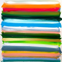 "My Horizon - Diamond Rock" Abstract Color Field Contemporary Painting on Canvas