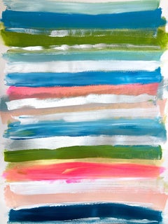 "My Horizon - Fiji" Color Field Contemporary Painting on Paper Rothko Inspired