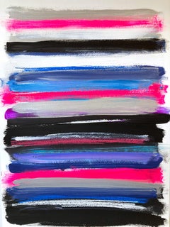 "My Horizon - Manhattan Nights" Abstract Colorful Contemporary Pop Painting