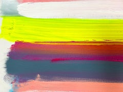 "Mein Horizont - Martinique" Abstraktes Farbfeld Zeitgenössische Malerei auf Leinwand