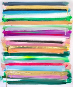 "My Horizon - Saint Barths" Abstract Color Field Contemporary Painting on Canvas