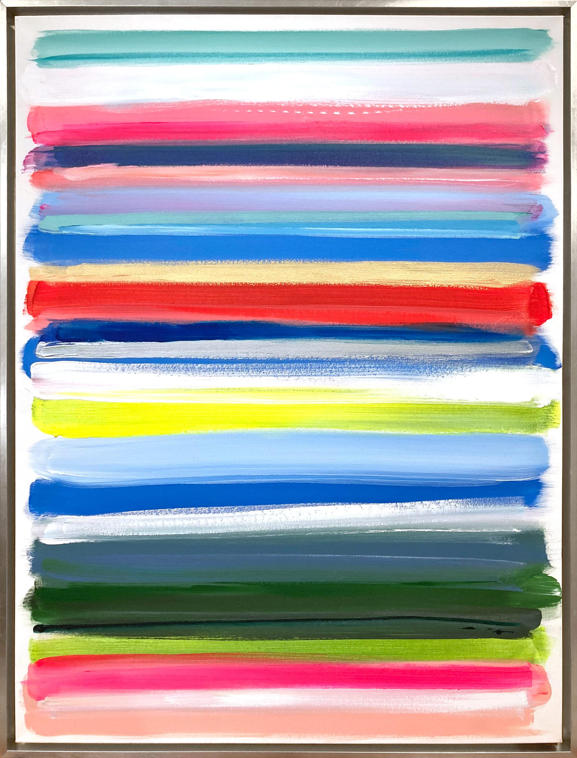 "My Horizon - Santa Monica" Abstract Color Field Contemporary Painting on Canvas