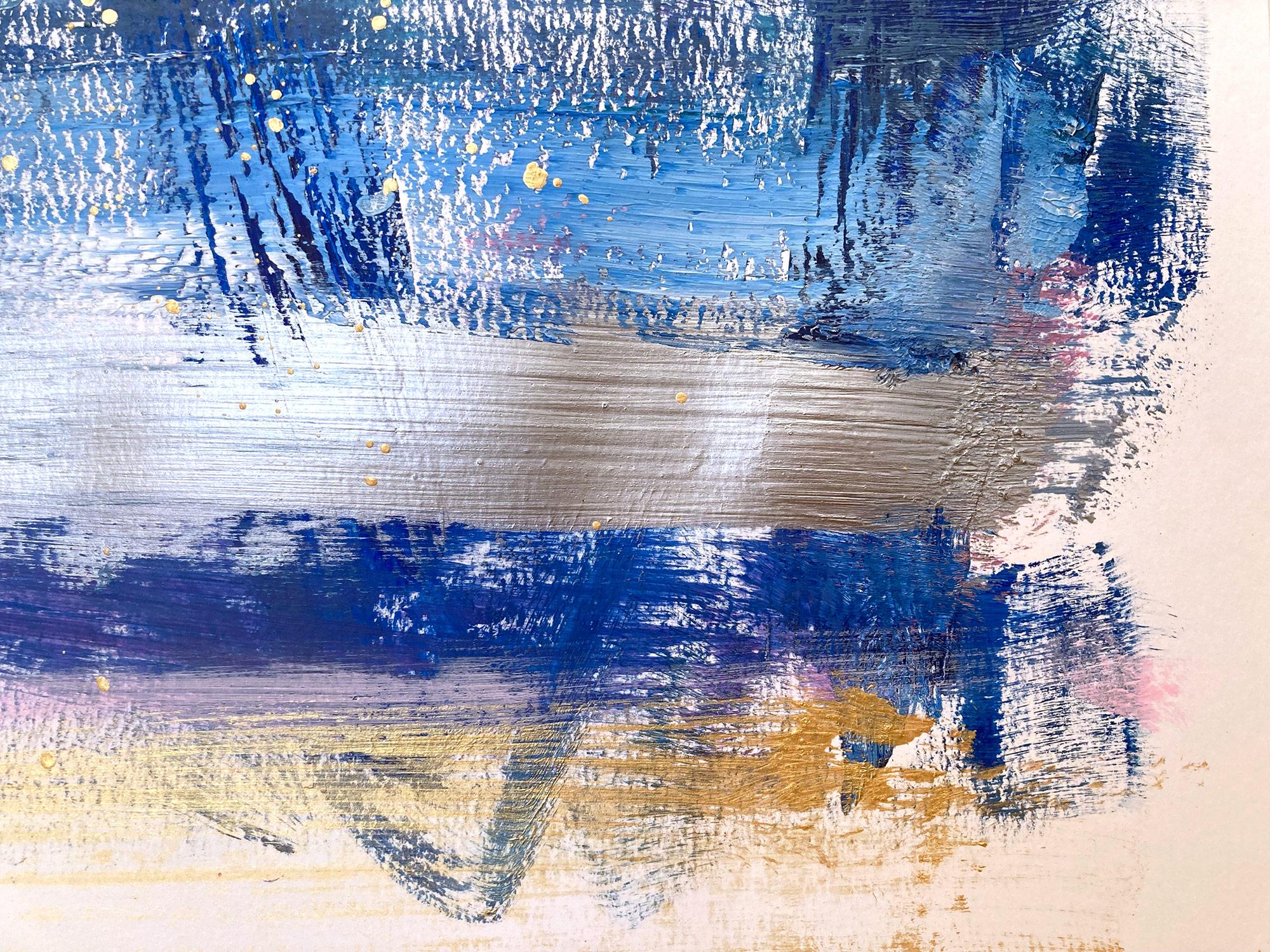 Abstraktes Farbfeld „My Horizon – St. Ives“ Zeitgenössisches Gemälde auf Papier im Angebot 4