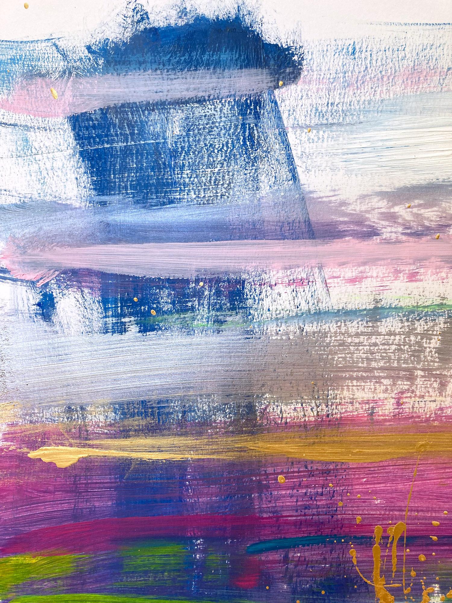 Abstraktes Farbfeld „My Horizon – St. Ives“ Zeitgenössisches Gemälde auf Papier im Angebot 5