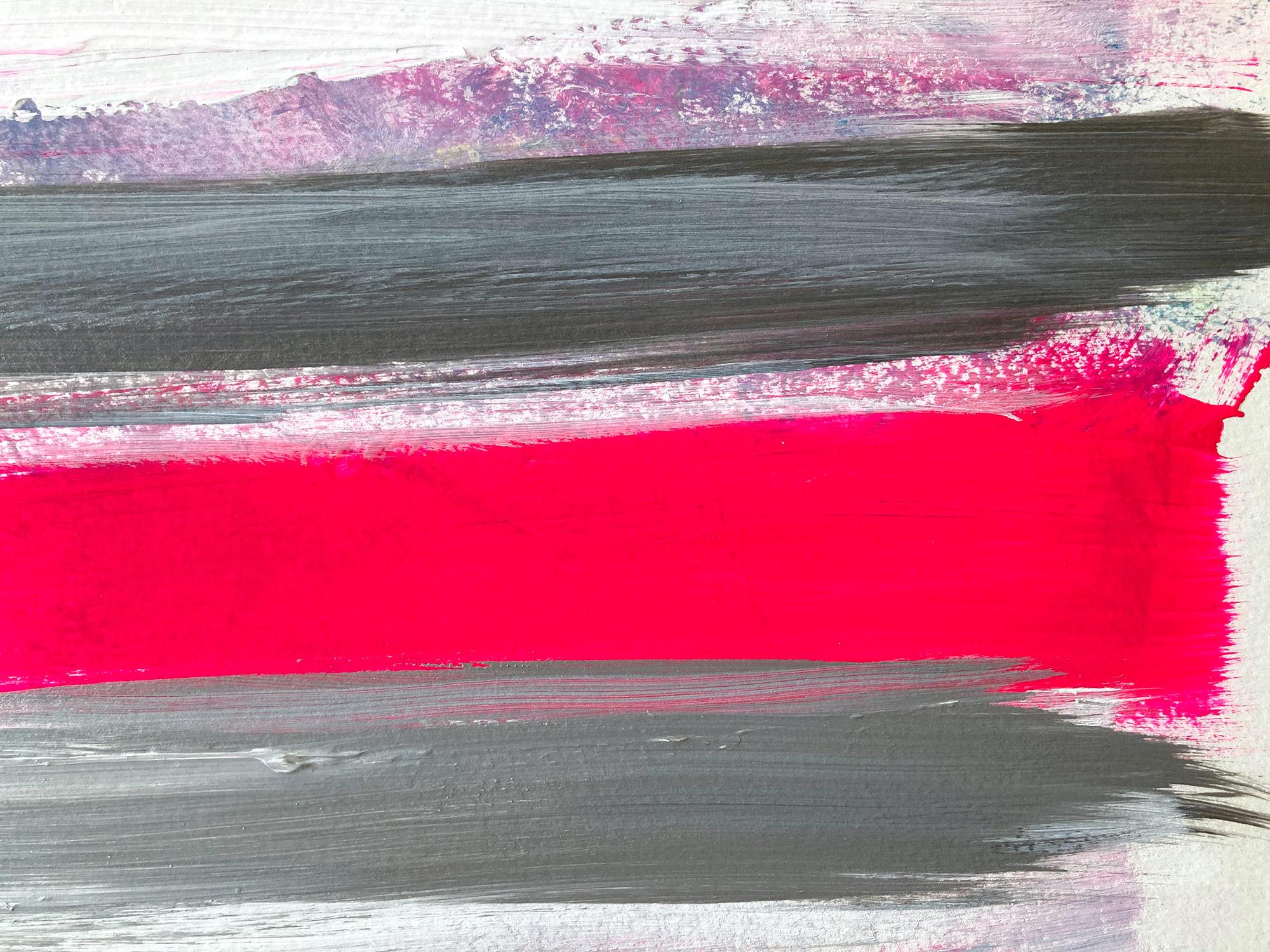 „My Horizon – St. Ives“ Abstraktes Farbfeld Zeitgenössisches Pop-Gemälde auf Papier im Angebot 6