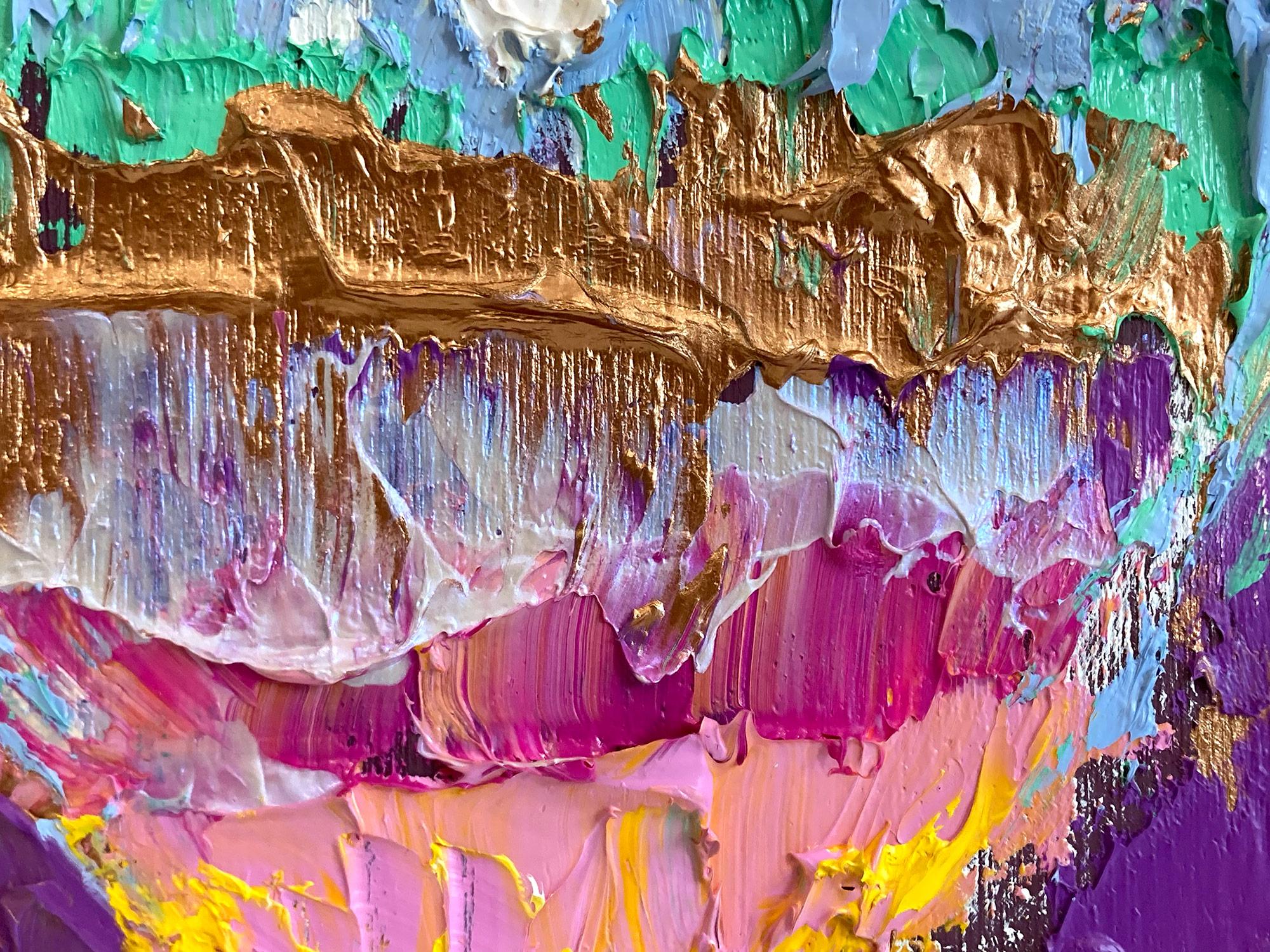 Motiviert durch kräftige Farben und schnelle Pinselstriche, sind wir von der Einfachheit und der dicken Struktur der Ölfarben in diesen Werken begeistert. Shaouls 