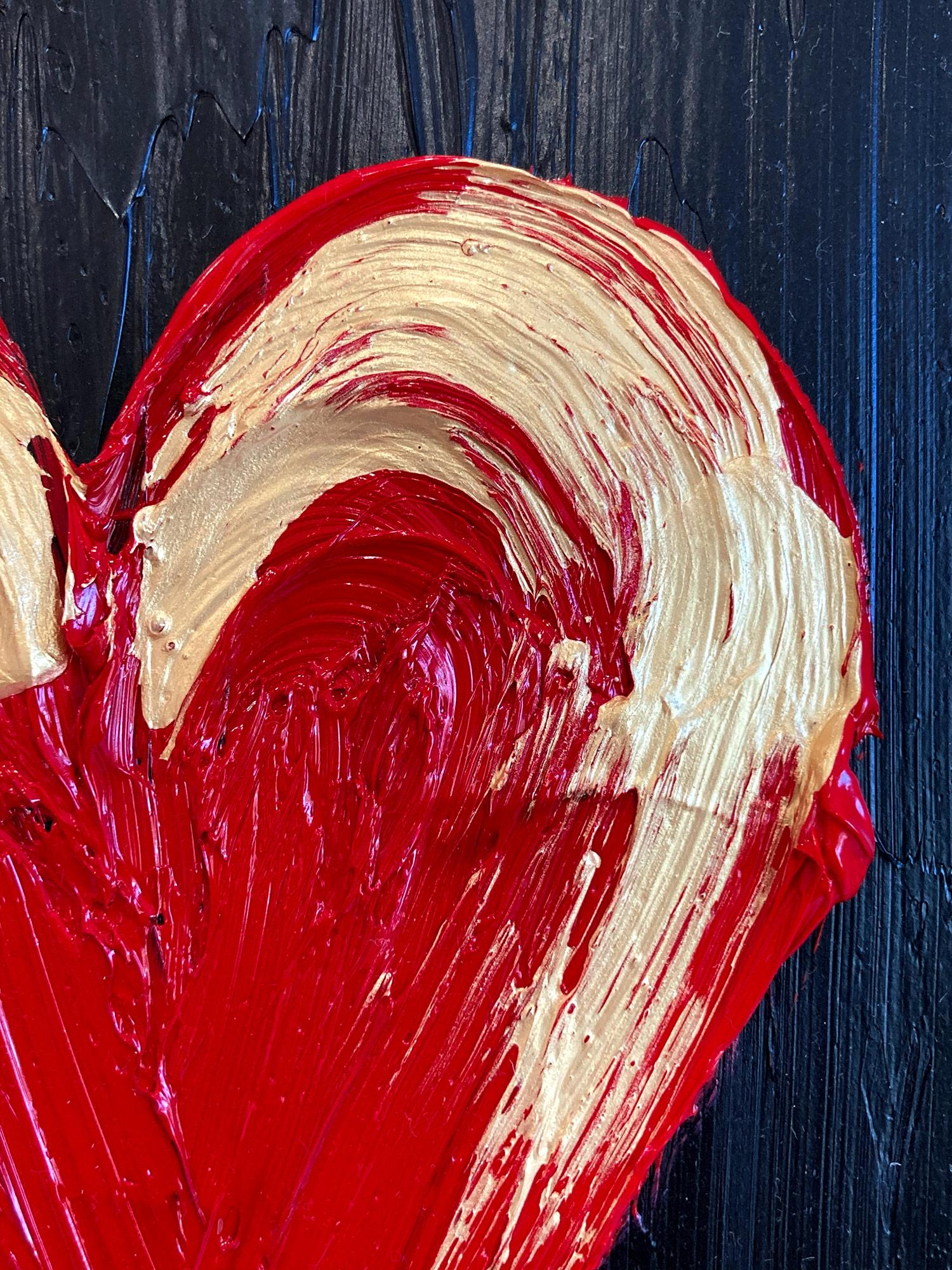 heart painting canvas