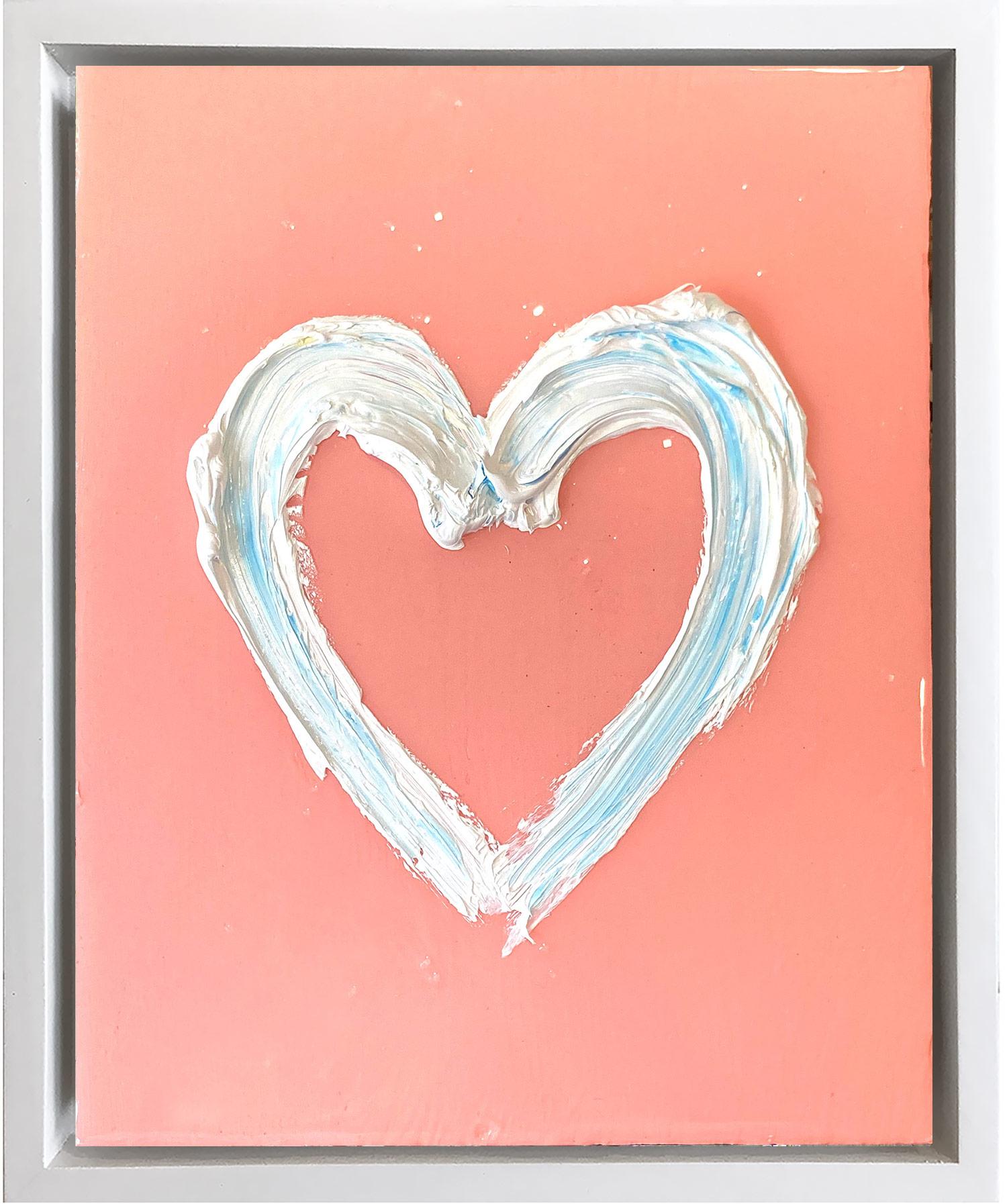 "My Magical Heart" Contemporary Pop Art Oil Painting with Floater Frame