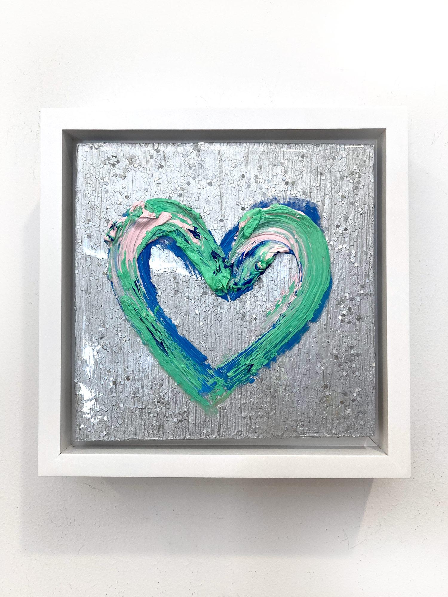 „My Penny Lane Heart“ Buntes Pop-Art-Ölgemälde mit weißem Floater-Rahmen im Angebot 8