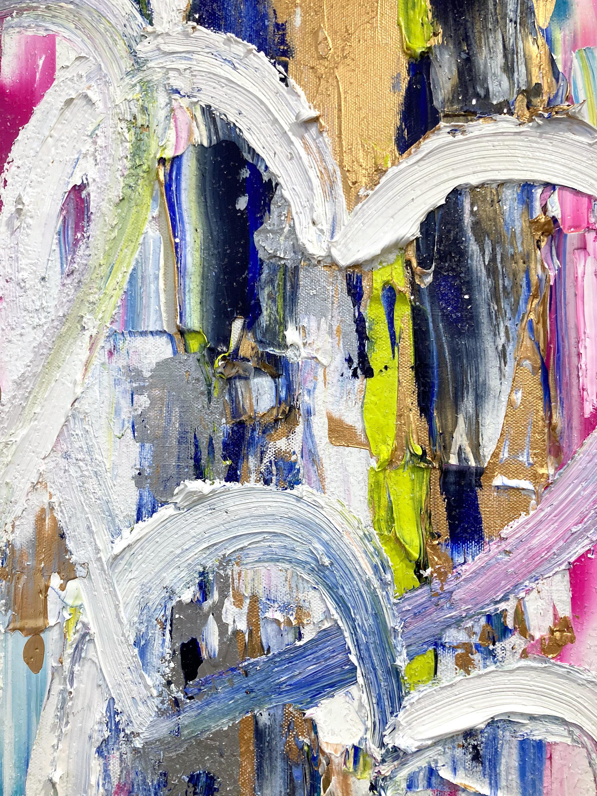Motivated by bold color and fast brushwork, we are moved by the simplicity and thick textured oil paints in these works. Shaoul’s “My Heart Collection” is a vibrant and energetic display of love encapsulated in these elegant hearts, leaving us with