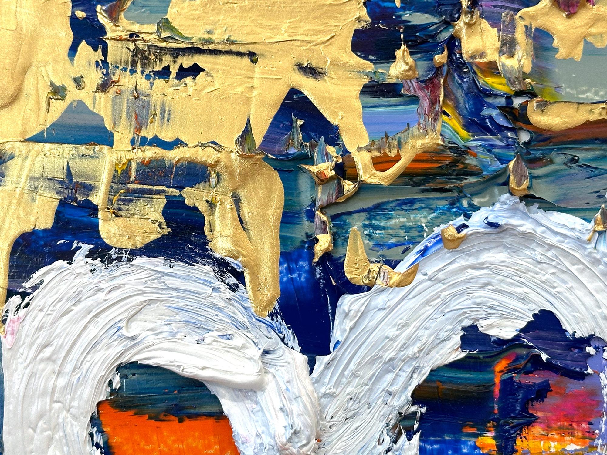 „Mein Renaissance-Herz“ Buntes Pop-Art-Ölgemälde mit weißem Floater-Rahmen im Angebot 2