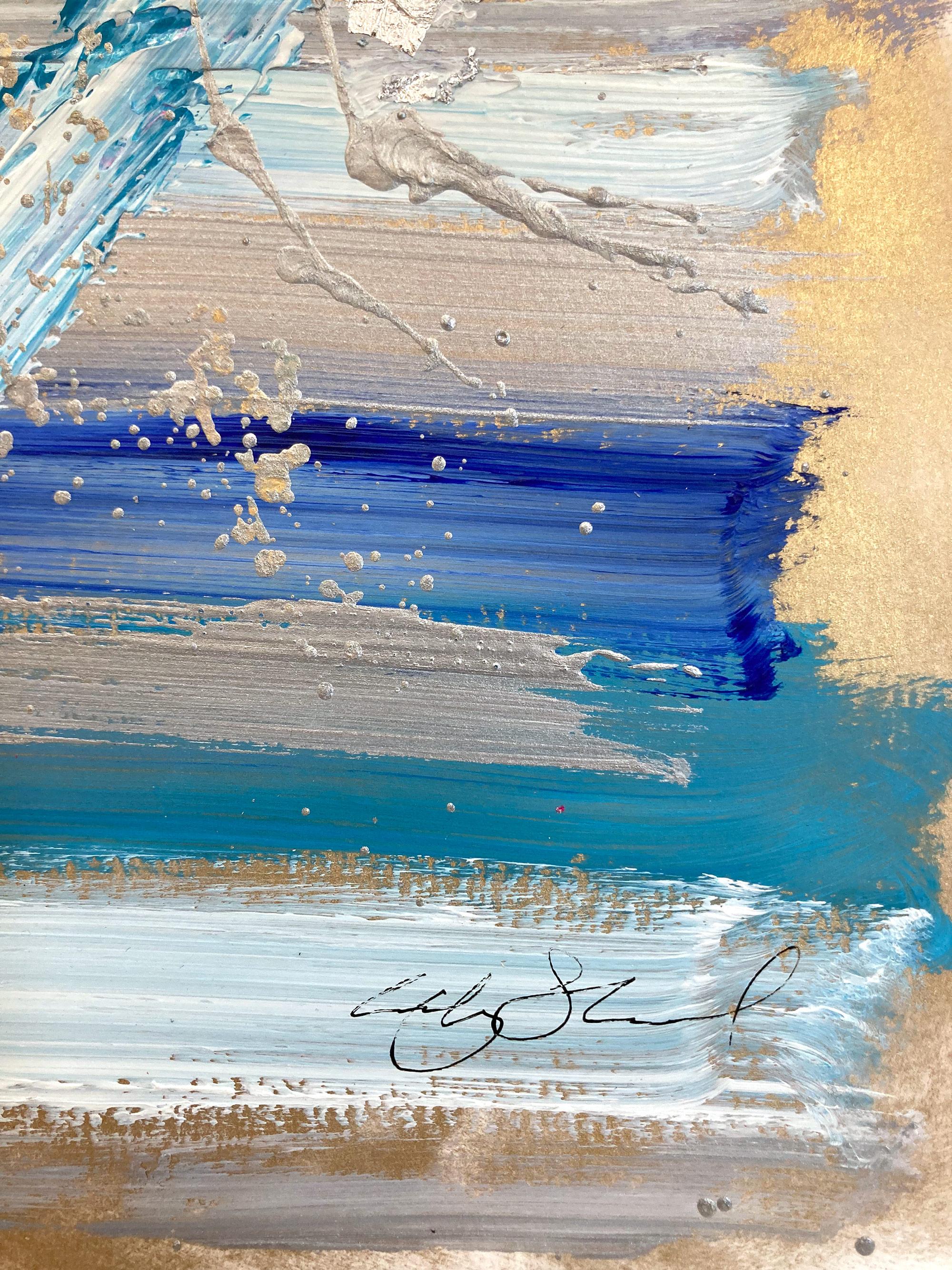 Motiviert durch kräftige Farben und schnelle Pinselstriche, sind wir von der Einfachheit und der dicken Struktur der Acrylfarben in diesen Werken beeindruckt. Shaouls 