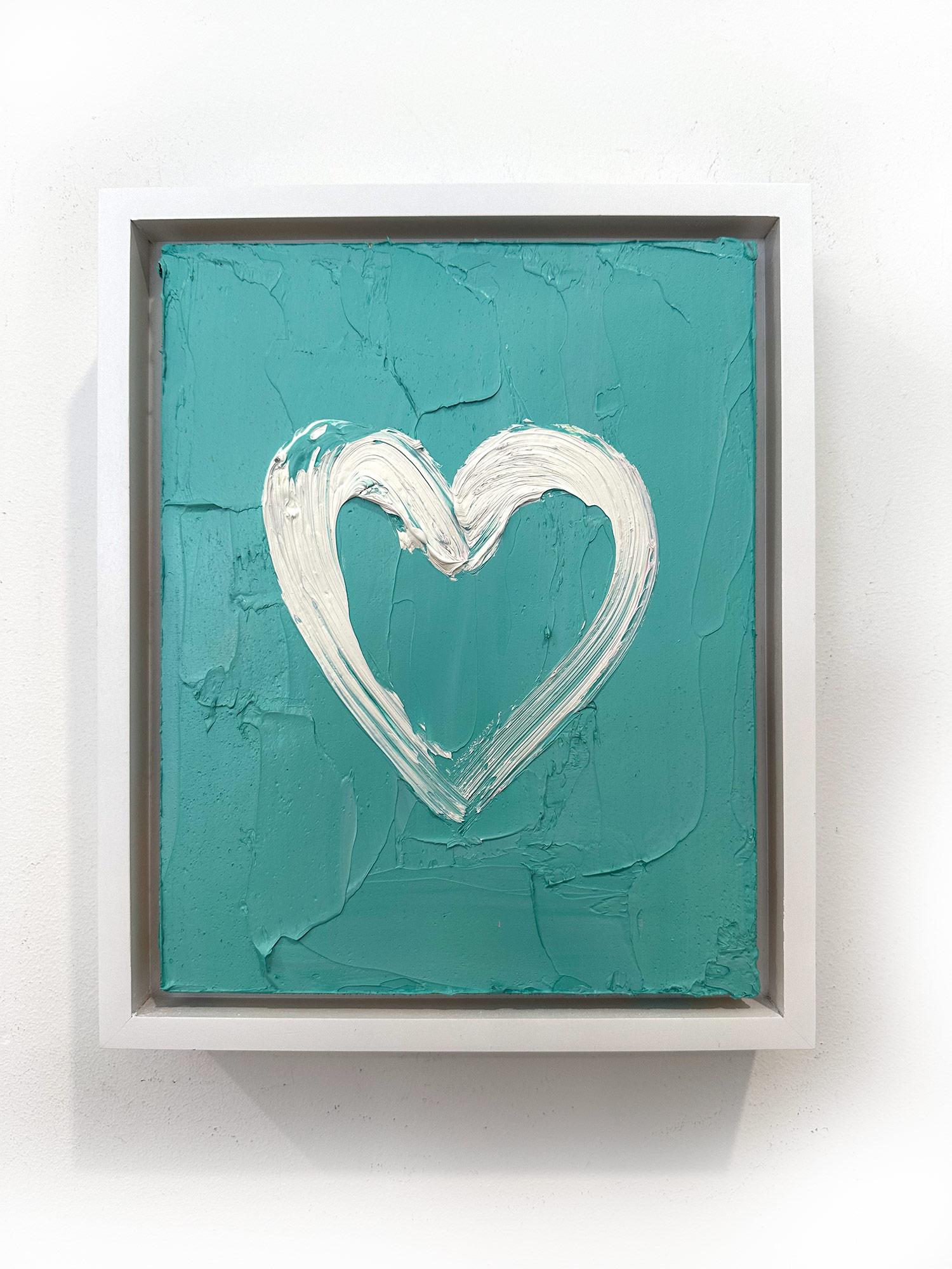 „My Something From Tiffany's Heart“ Pop-Art-Ölgemälde mit Floater-Rahmen im Angebot 9