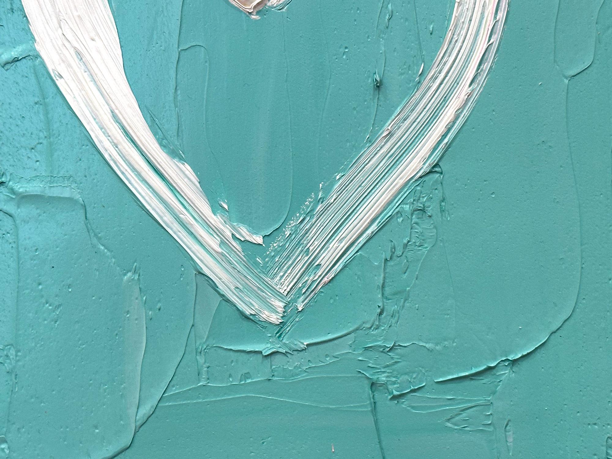 „My Something From Tiffany's Heart“ Pop-Art-Ölgemälde mit Floater-Rahmen im Angebot 1