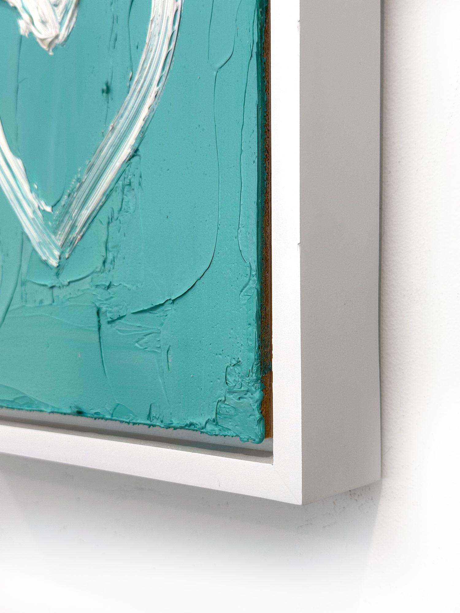 „My Something From Tiffany's Heart“ Pop-Art-Ölgemälde mit Floater-Rahmen im Angebot 3