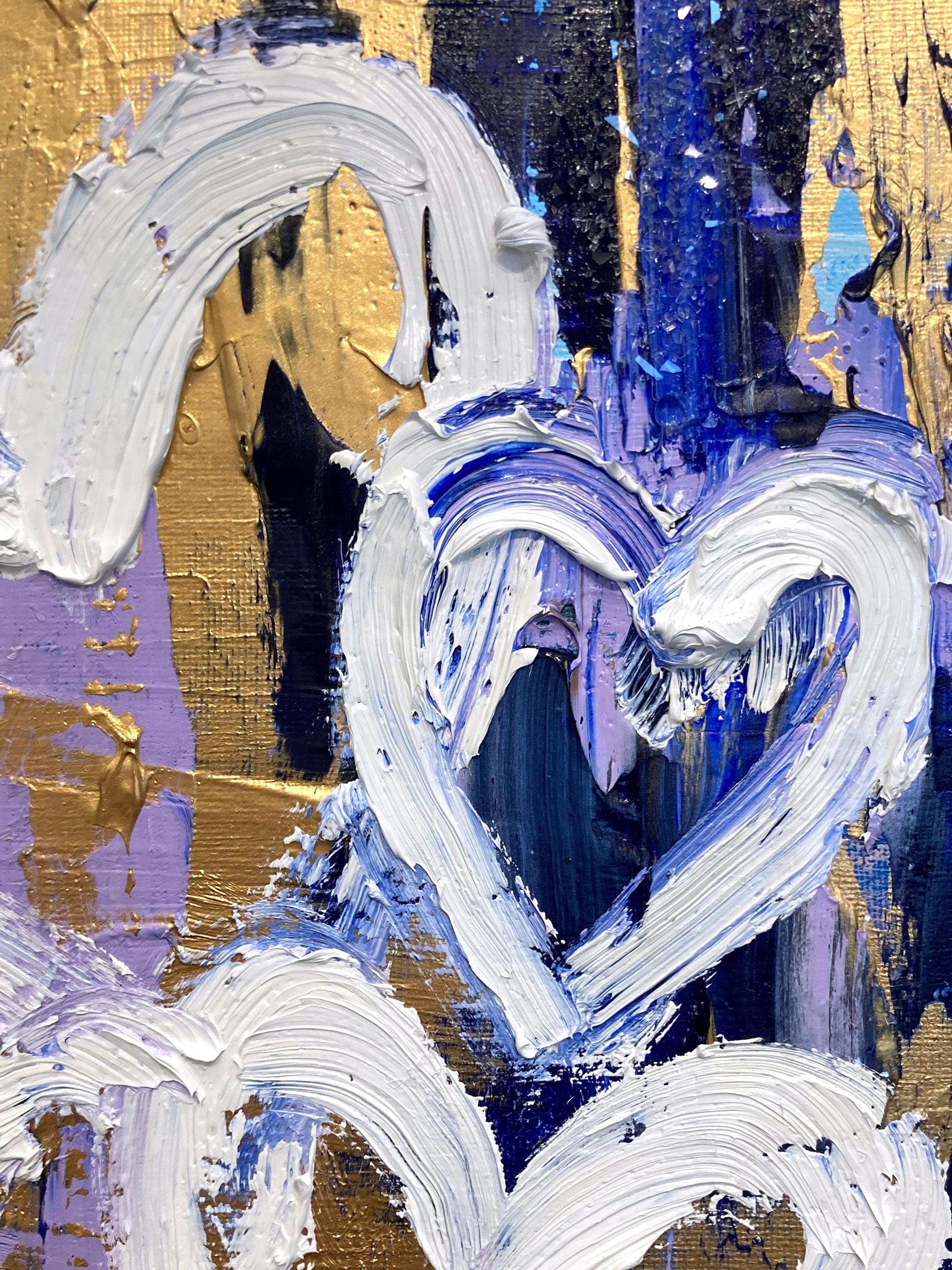 Motivated by bold color and fast brushwork, we are moved by the simplicity and thick textured oil paints in these works. Shaoul’s “My Heart Collection” is a vibrant and energetic display of love encapsulated in these elegant hearts, leaving us with