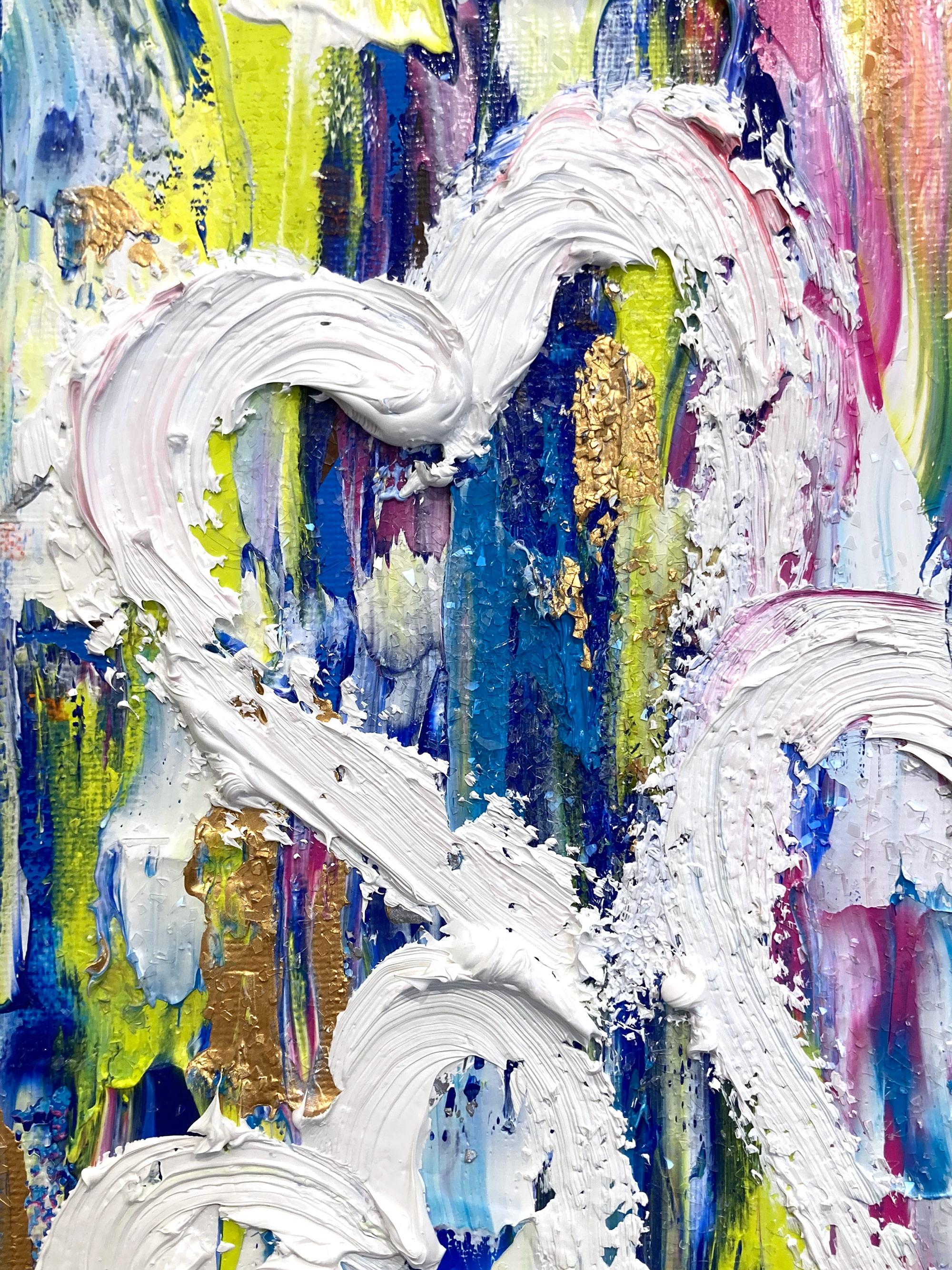 Motivated by bold color and fast brushwork, we are moved by the simplicity and thick textured oil paints in these works. Shaoul’s “My Heart Collection” is a vibrant and energetic display of love encapsulated in these elegant hearts, leaving us with