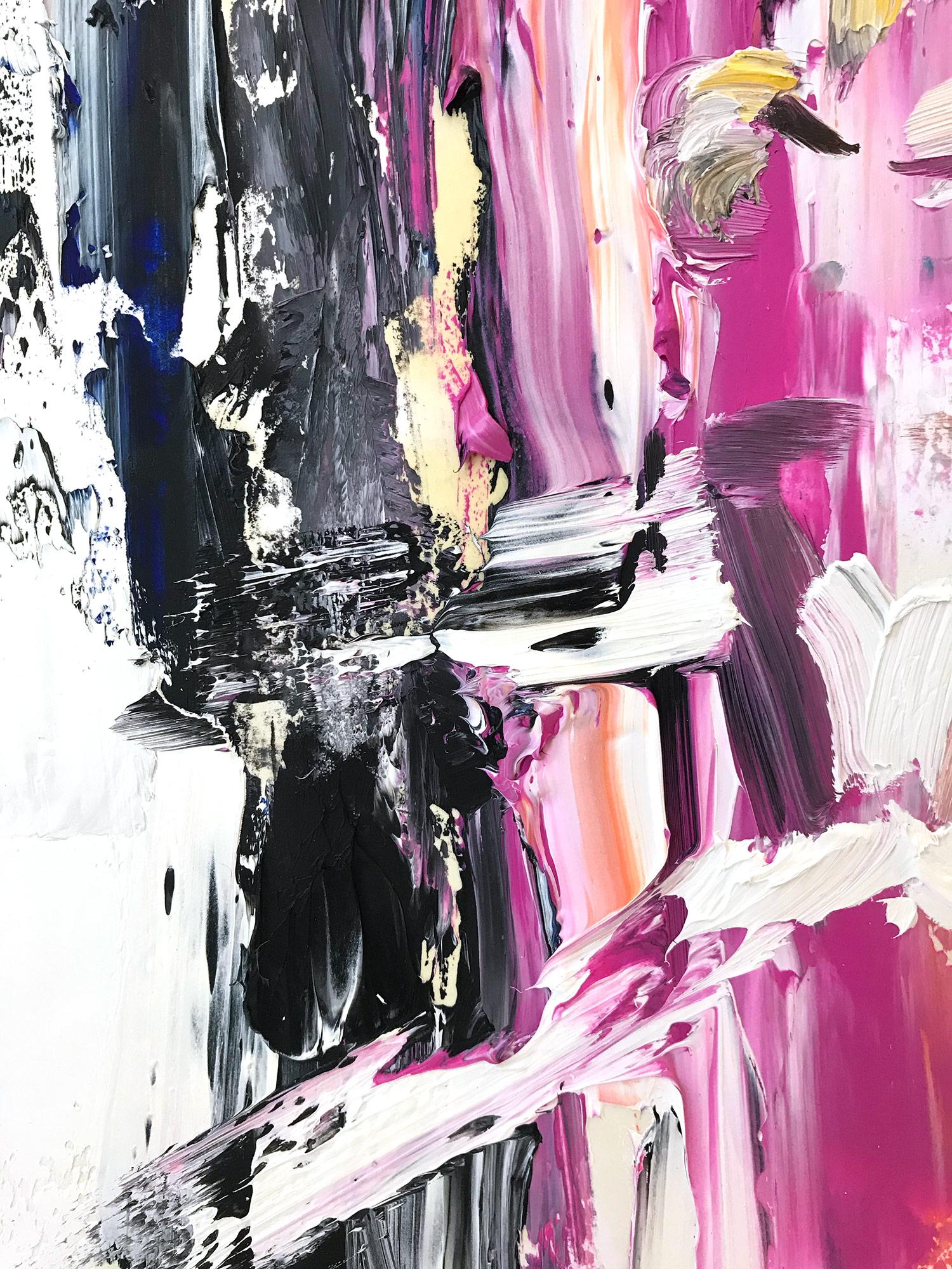 Explorando la pureza de la forma femenina y el dramatismo de la alta costura francesa, la artista Cindy Shaoul crea un diálogo entre lo figurativo y lo abstracto. Sus animadas composiciones son a la vez dramáticas y vigorizantes, y capturan el fugaz