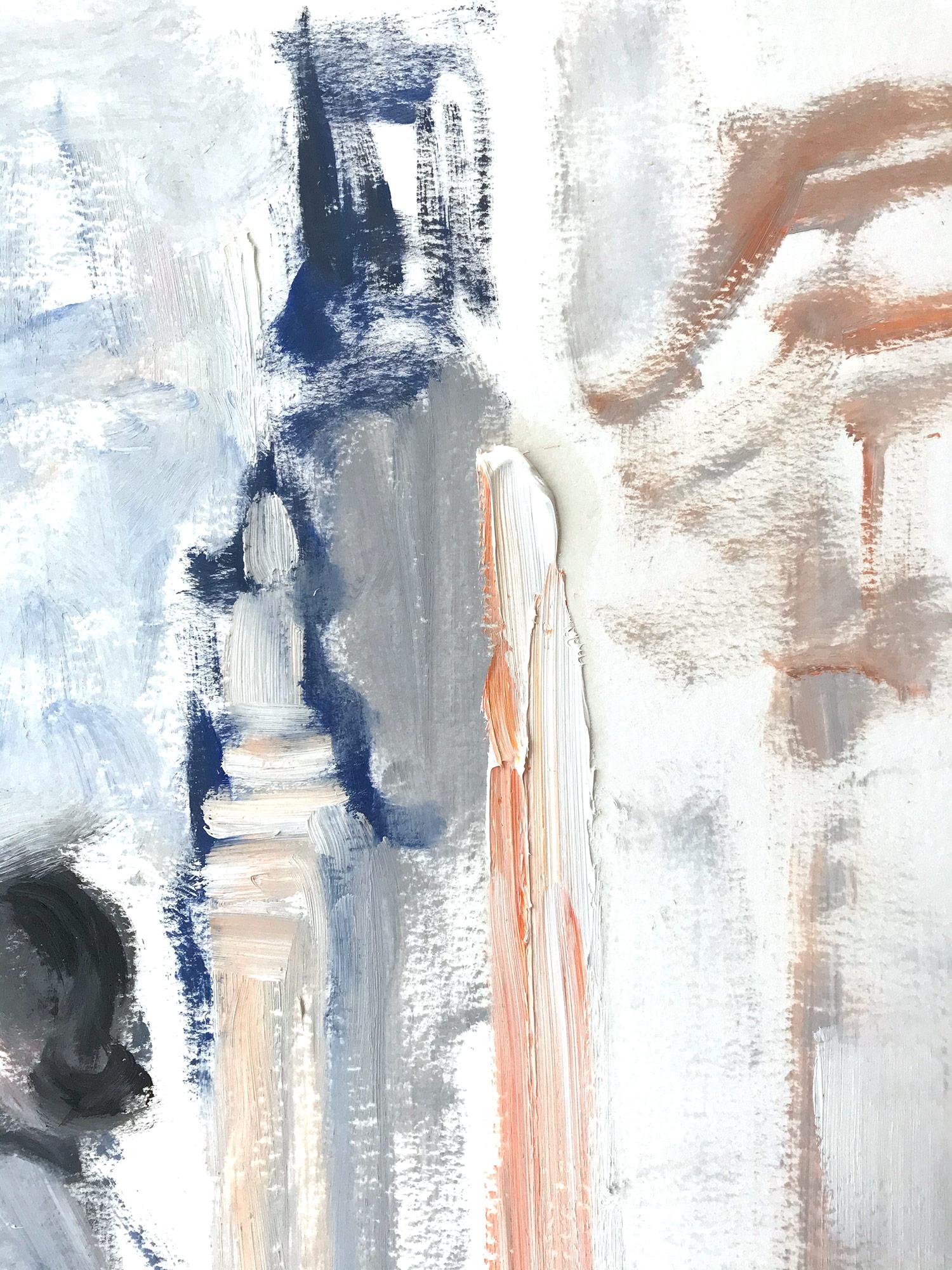 Exploring the purity of the feminine form and the drama of French haute couture, artist Cindy Shaoul creates a dialogue between the figurative and the abstract. Her spirited compositions are both dramatic and invigorating, capturing the fleeting