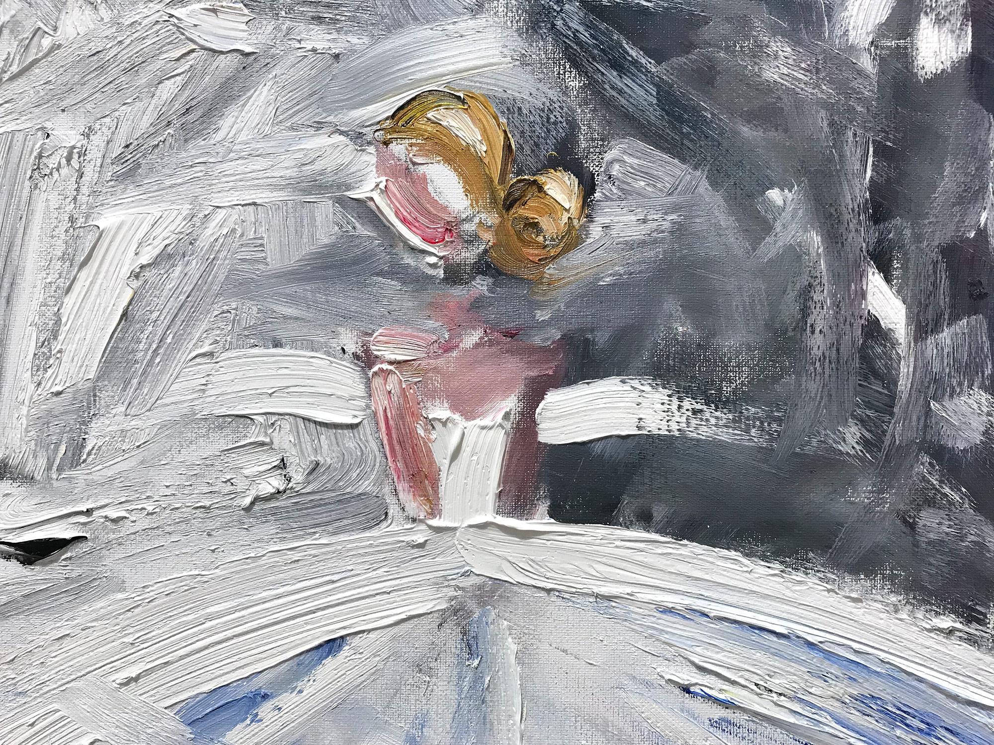 Exploring the purity of the feminine form and the drama of French haute couture, artist Cindy Shaoul creates a dialogue between the figurative and the abstract. Her spirited compositions are both dramatic and invigorating, capturing the fleeting