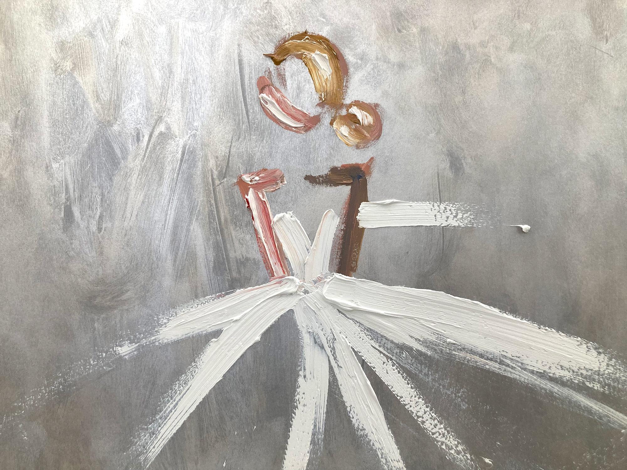 Exploring the purity of the feminine form and the drama of French haute couture, artist Cindy Shaoul creates a dialogue between the figurative and the abstract. Her spirited compositions are both dramatic and invigorating, capturing the fleeting