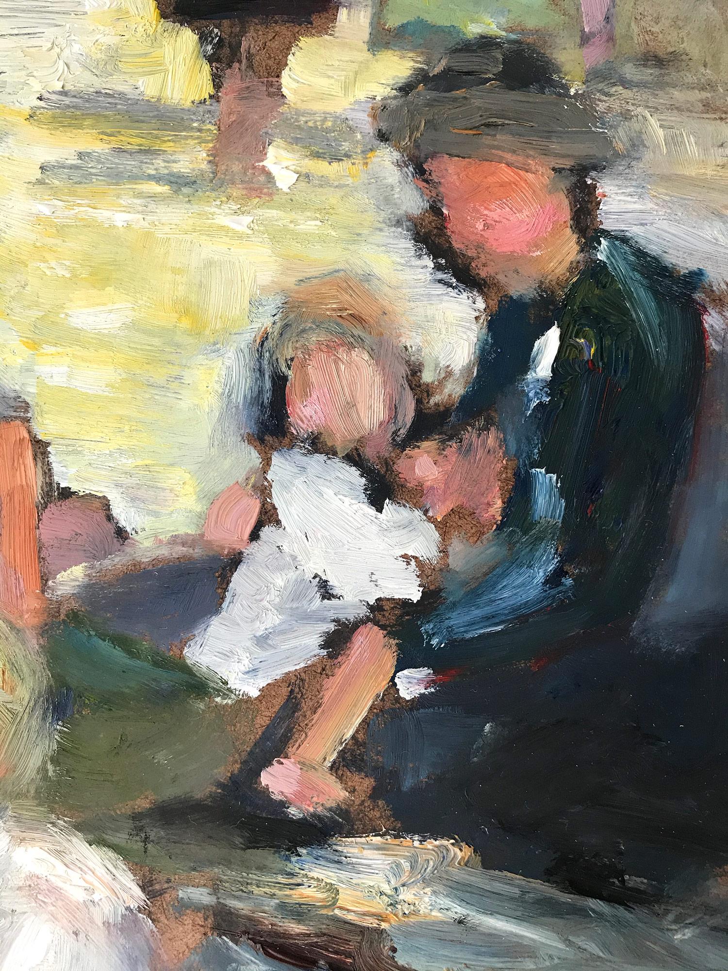 Este cuadro representa una escena impresionista en la playa con bellas pinceladas y colores caprichosos. Los globos y los niños jugando están impregnados de nostalgia, mientras los colores vibran de emoción. La obra sigue a Edward Potthast,