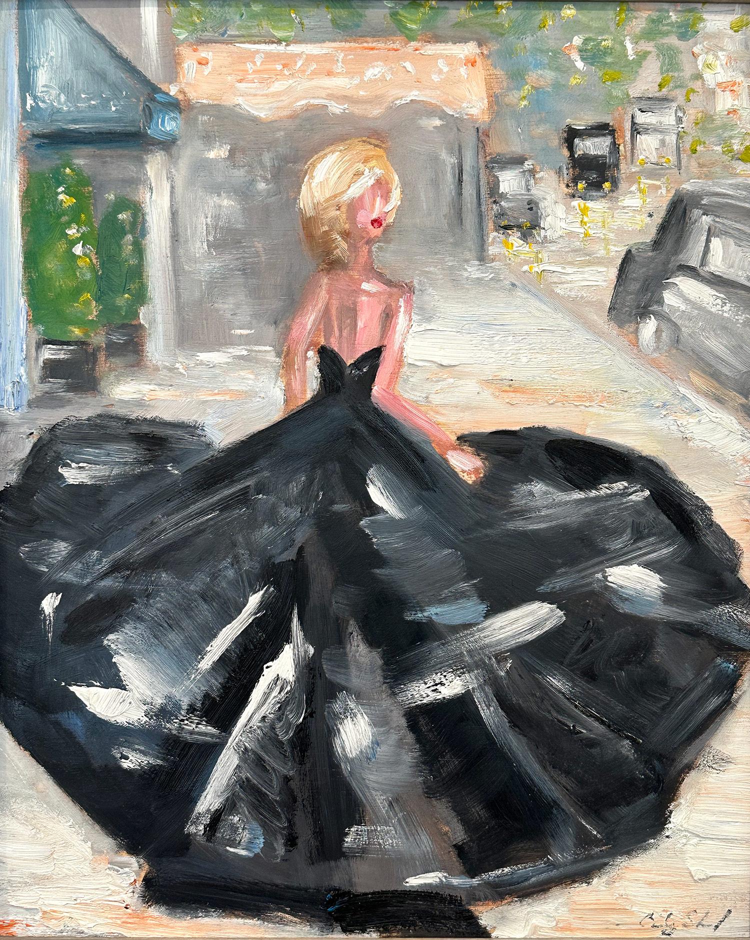 Exploring the purity of the feminine form and the excitement of High-End Fashion, artist Cindy Shaoul creates a dialogue between the figurative and the abstract. Her spirited compositions are both dramatic and invigorating, capturing the fleeting
