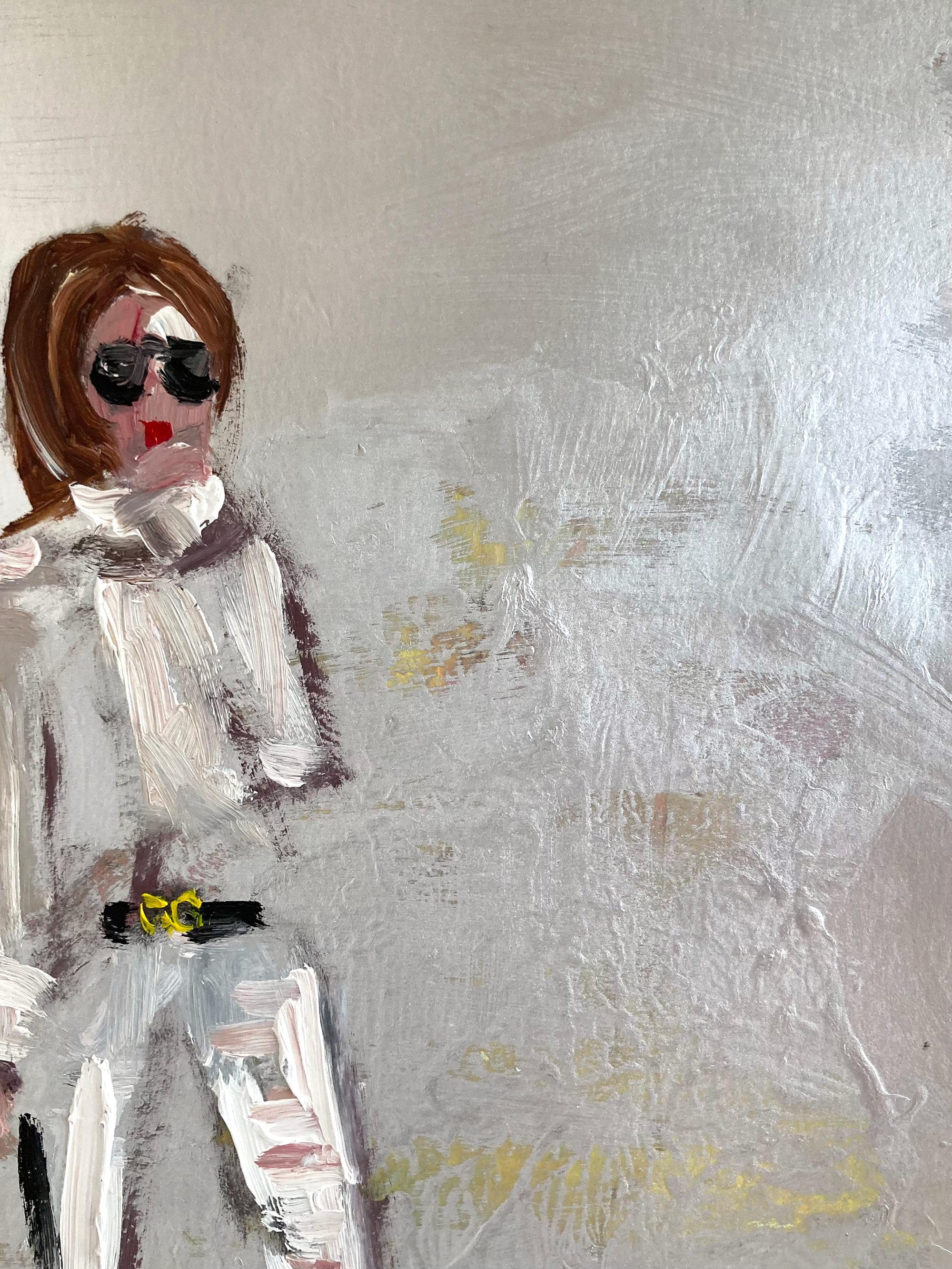 Explorando la pureza de la forma femenina y la emoción de la Moda de Alta Costura, la artista Cindy Shaoul crea un diálogo entre lo figurativo y lo abstracto. Sus animadas composiciones son a la vez dramáticas y vigorizantes, y capturan el fugaz