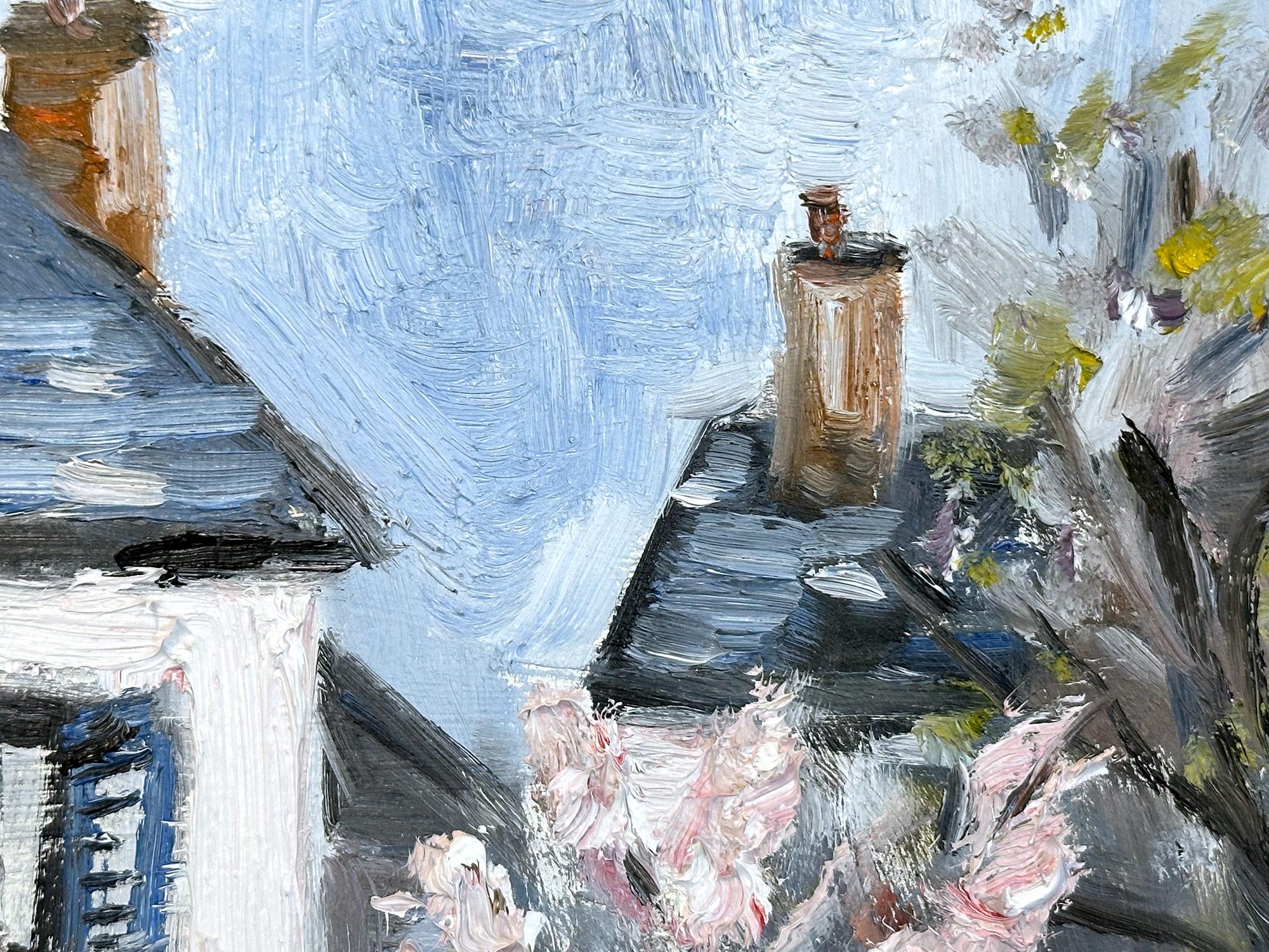 Questo quadro raffigura una scena impressionistica di Primavera in giardino, un'opera poetica con bellissimi dettagli. L'opera ricorda Claude Monet, con impressioni catturate in modo simile, che ricordano i tempi dell'inizio del XX secolo in modo
