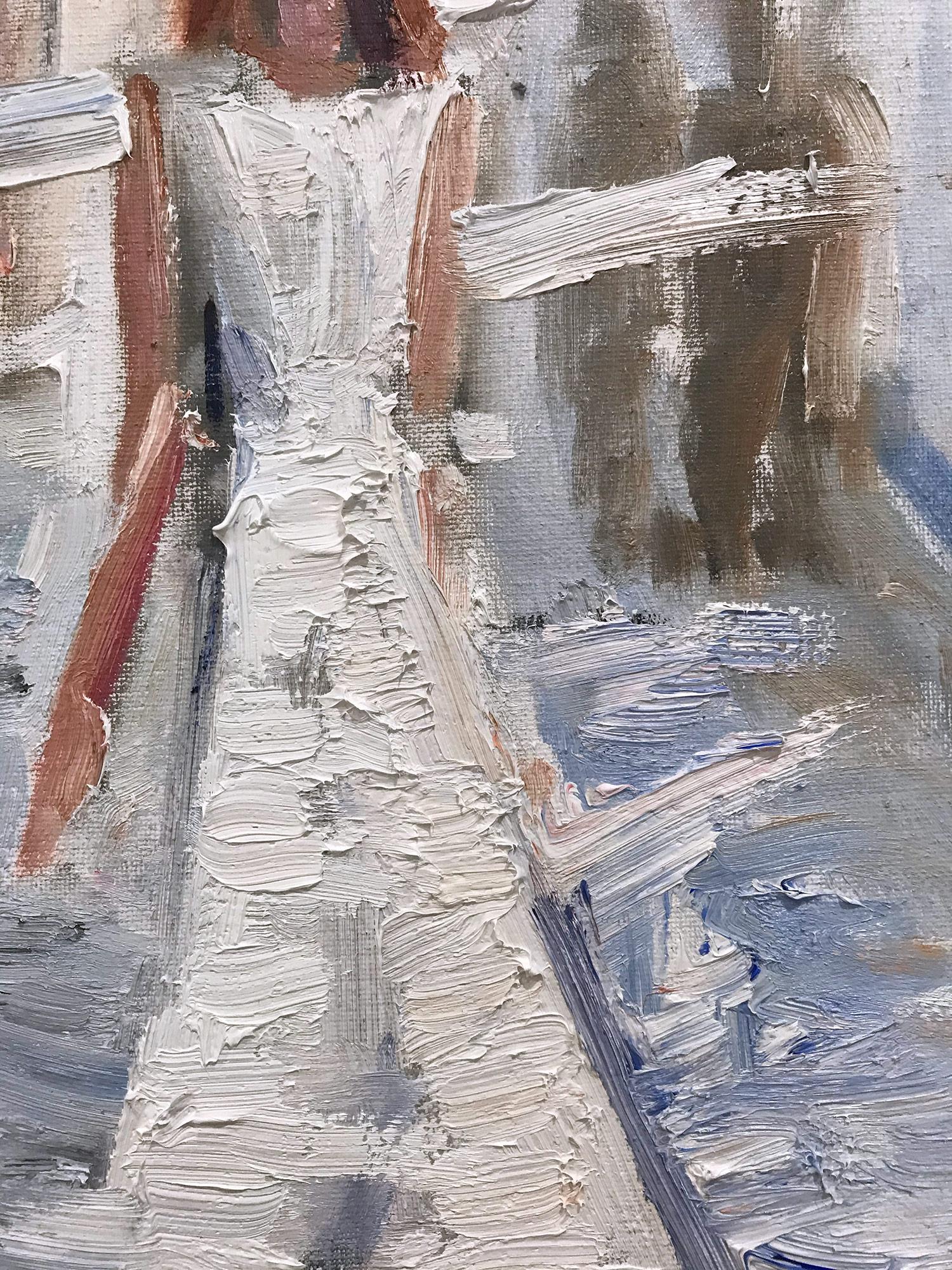 Explorando la pureza de la forma femenina y el dramatismo de la alta costura francesa, la artista Cindy Shaoul crea un diálogo entre lo figurativo y lo abstracto. Sus animadas composiciones son a la vez dramáticas y vigorizantes, y capturan el fugaz