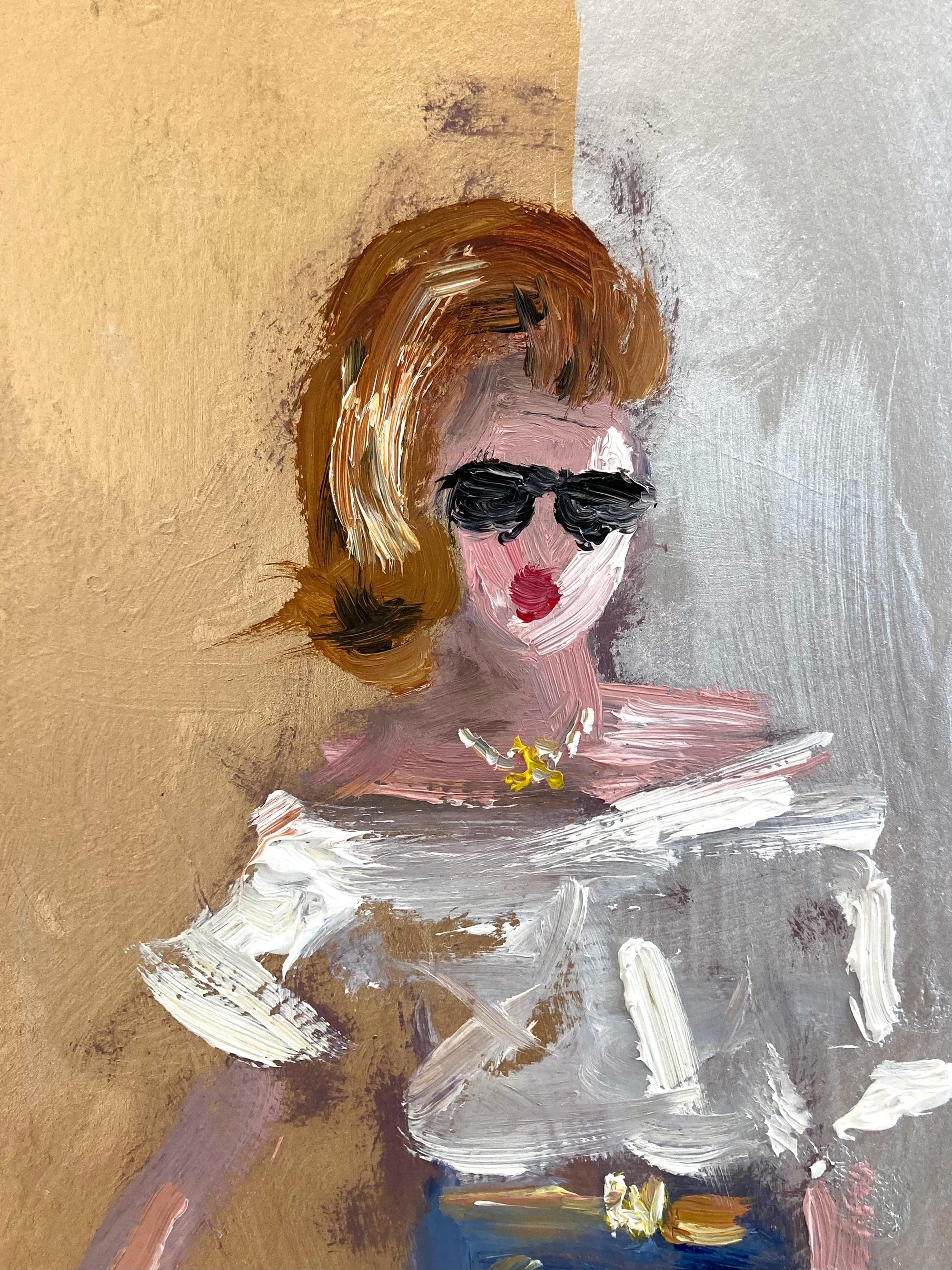 Explorando la pureza de la forma femenina y la emoción de la Moda de Alta Costura, la artista Cindy Shaoul crea un diálogo entre lo figurativo y lo abstracto. Sus animadas composiciones son a la vez dramáticas y vigorizantes, y capturan el fugaz