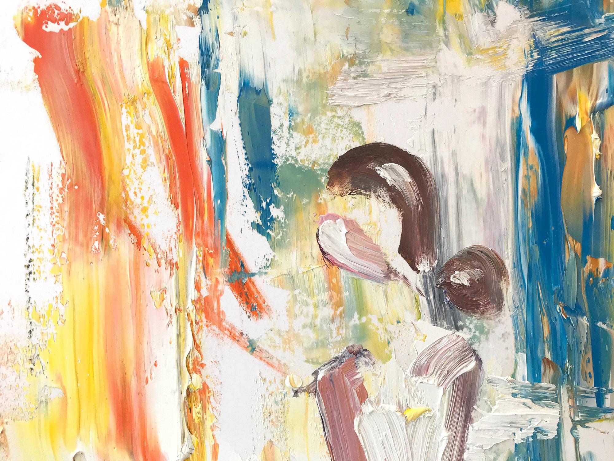 Esplorando la purezza delle forme femminili e il dramma dell'alta moda francese, l'artista Cindy Shaoul crea un dialogo tra il figurativo e l'astratto. Le sue composizioni vivaci sono allo stesso tempo drammatiche e stimolanti, e catturano il
