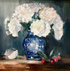 « Sélection du dimanche matin » : nature morte florale de style impressionniste à la manière de Claude Monet