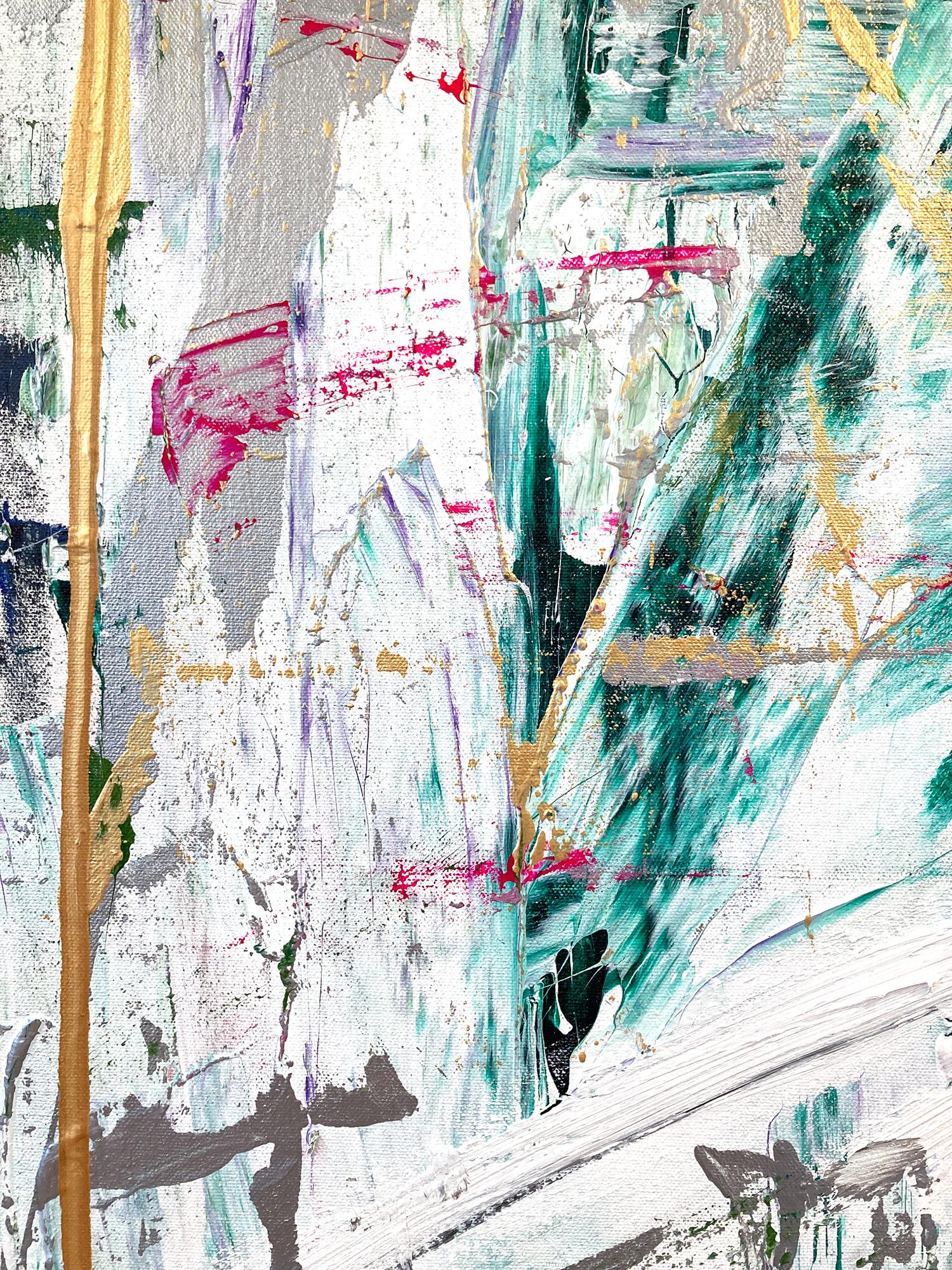 Exploring the purity of the feminine form and the drama of French haute couture, artist Cindy Shaoul creates a dialogue between the figurative and the abstract. Her spirited compositions are both dramatic and invigorating, capturing the fleeting