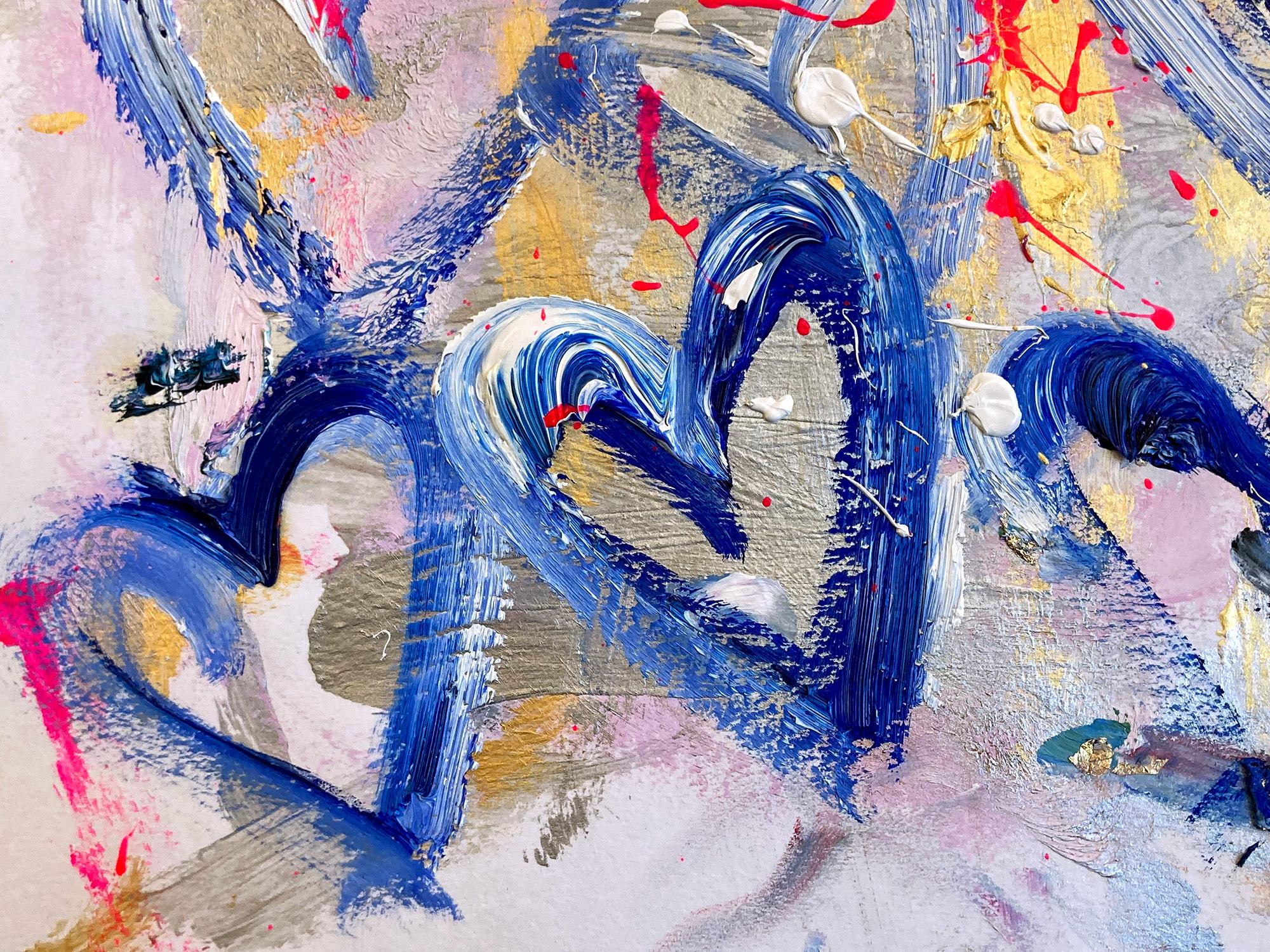 Motivés par des couleurs vives et un travail rapide au pinceau, nous sommes émus par la simplicité et la texture épaisse des acryliques et des huiles de ces œuvres. La 