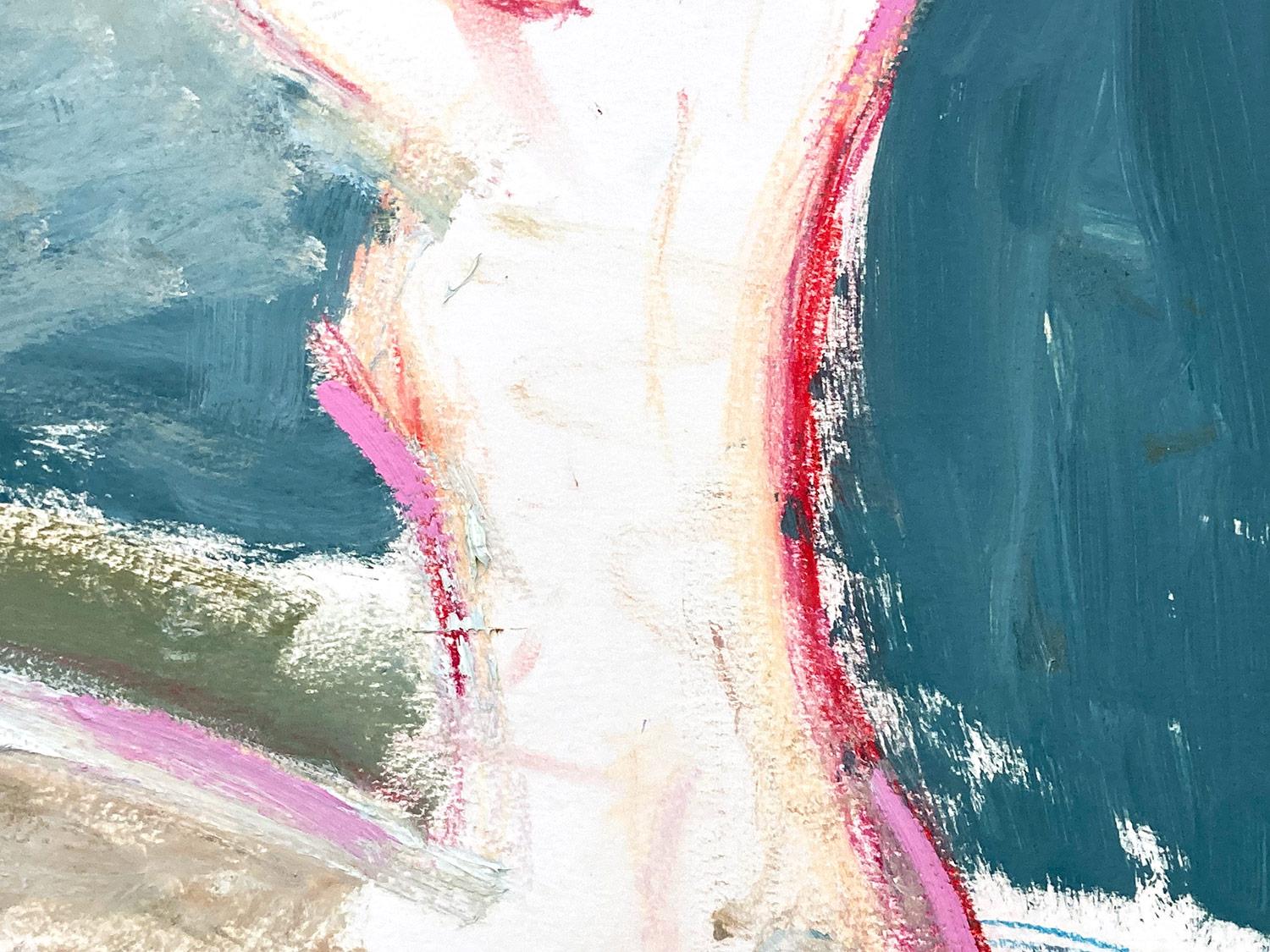 Explorando la pureza de la forma femenina y el dramatismo de la alta costura francesa, la artista Cindy Shaoul crea un diálogo entre lo figurativo y lo abstracto. Sus animadas composiciones son a la vez dramáticas y vigorizantes, y capturan el fugaz