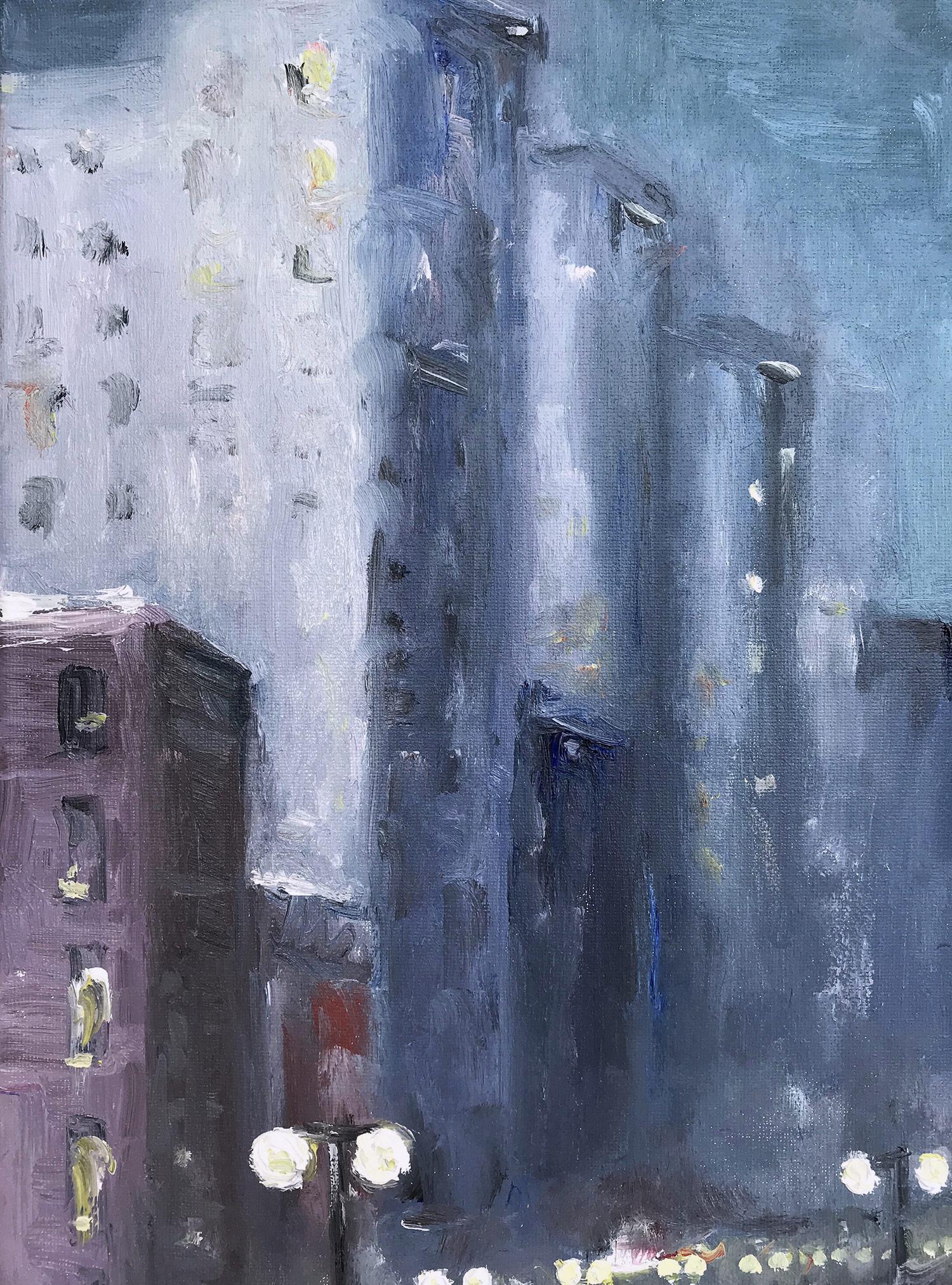 impressionist night painting