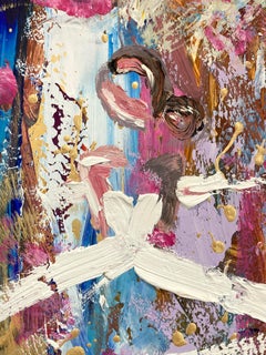 "Vogue - Christine Dior Spring 2024" French Haute Couture Oil Painting on Paper